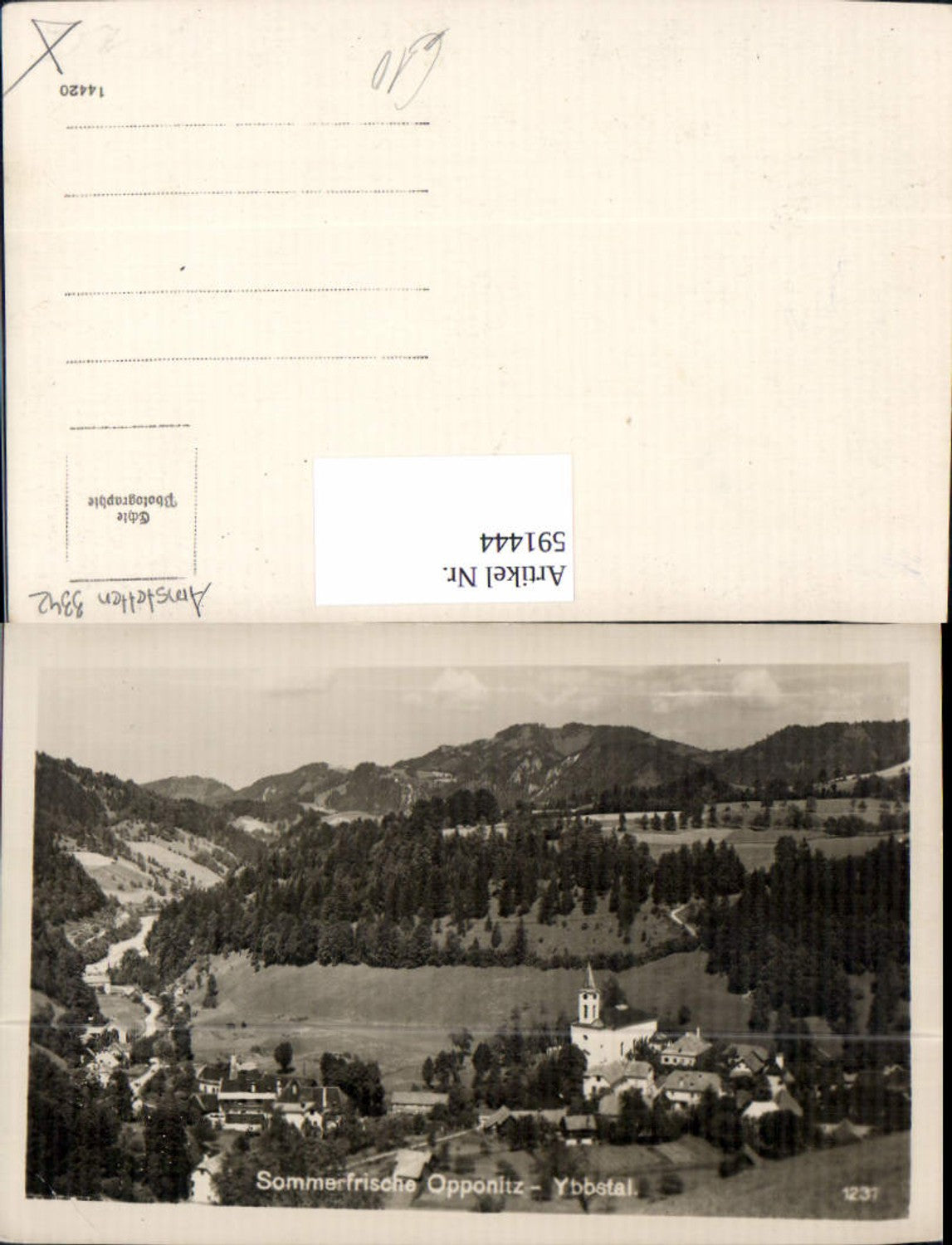 591444,Foto Ak Opponitz Ybbstal