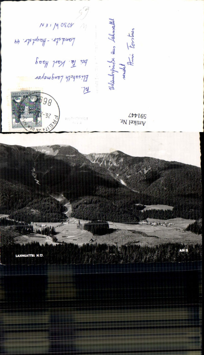 591447,Foto Ak Lahnsattel St. Aegyd am Neuwalde