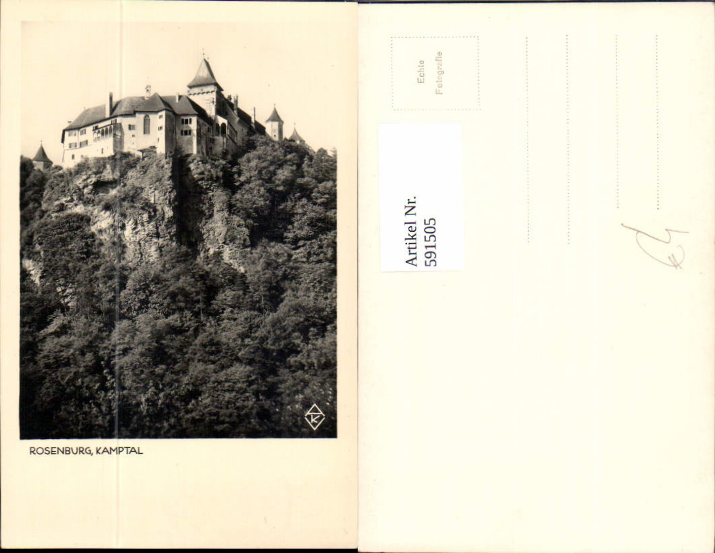 591505,Foto Ak Rosenburg Kamptal Burg Schloss Rosenburg-Mold