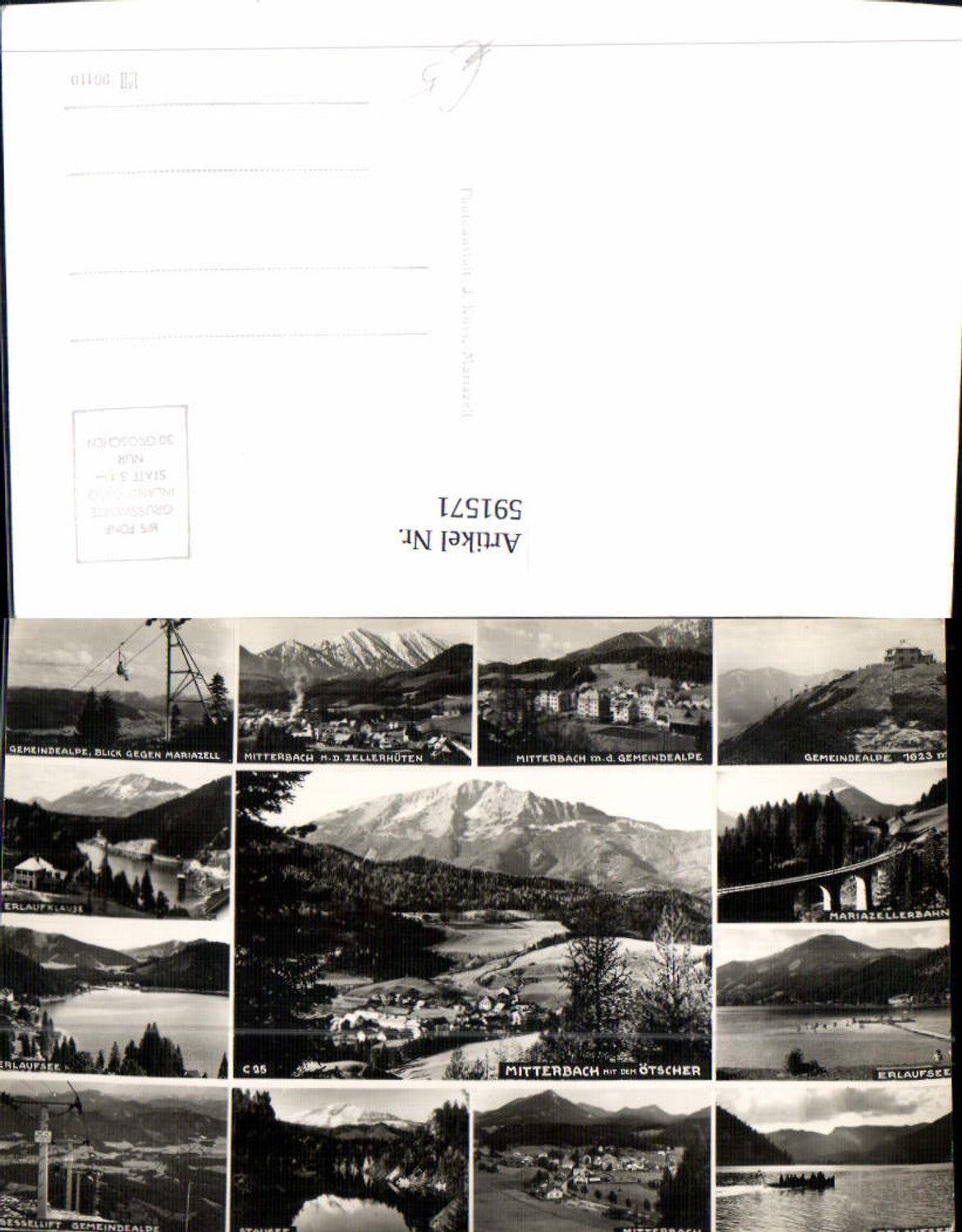 591571,Mehrbild Ak Mitterbach am Erlaufsee Ötscher Erlaufklause