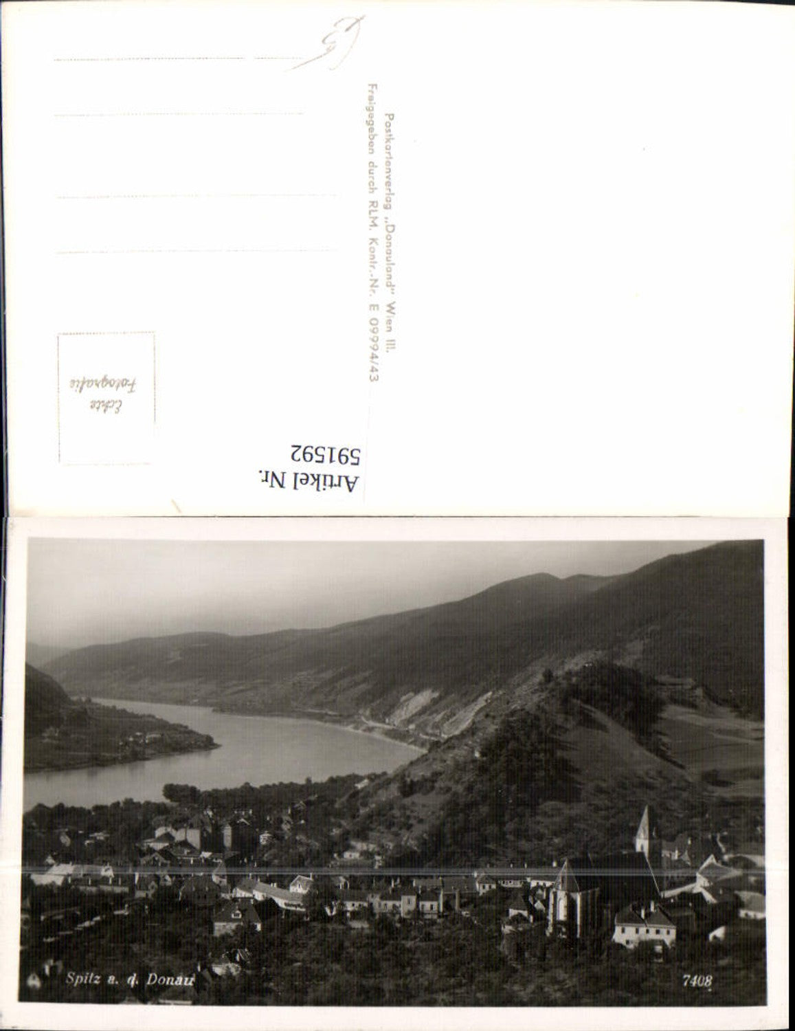 591592,Foto Ak Spitz a. d. Donau Wachau