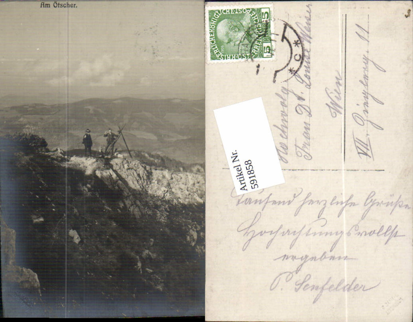 591858,tolle Foto-AK Lackenhof Partie am Ötscher Jäger Jagd pub Kuss Scheibbs