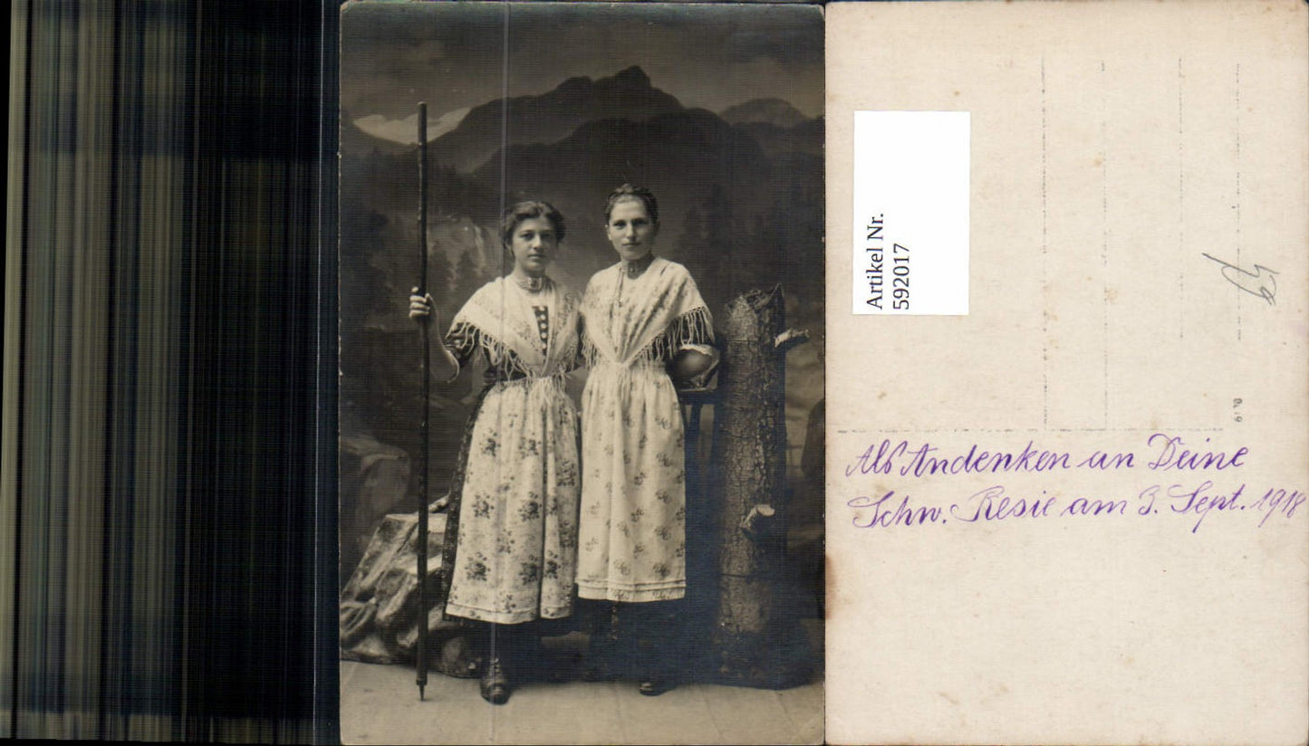 592017,Foto-AK Atelier Fotografie Frauen Tracht Bayern
