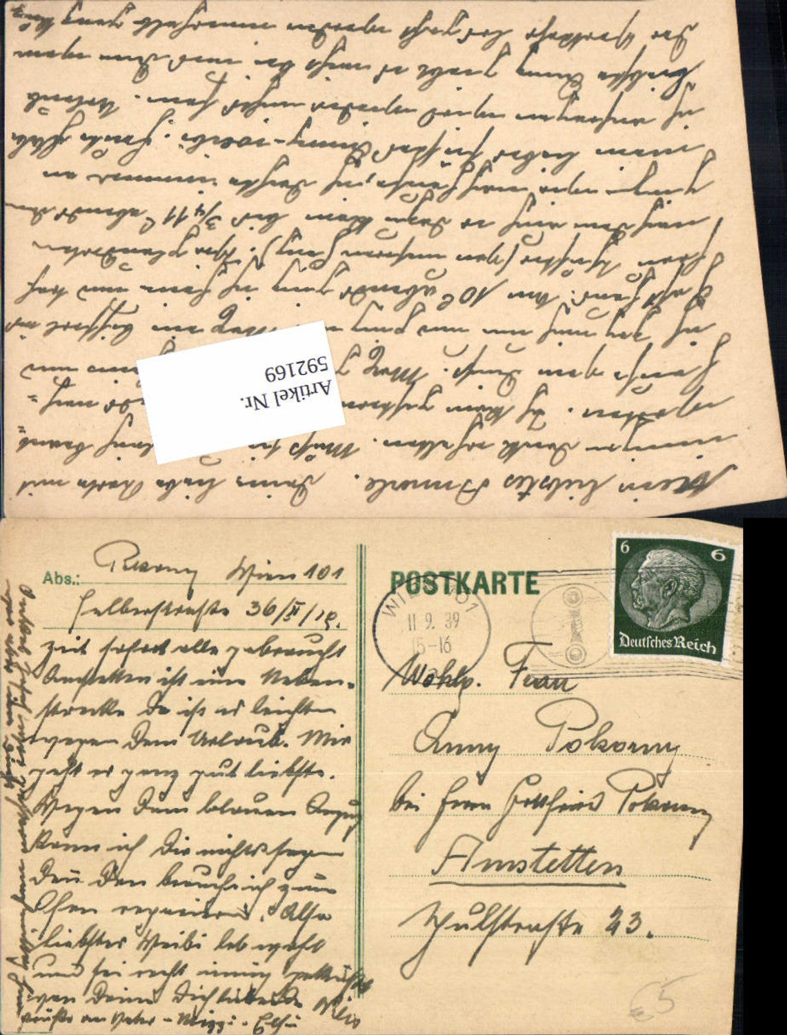 Alte Ansichtskarte – Old Postcard