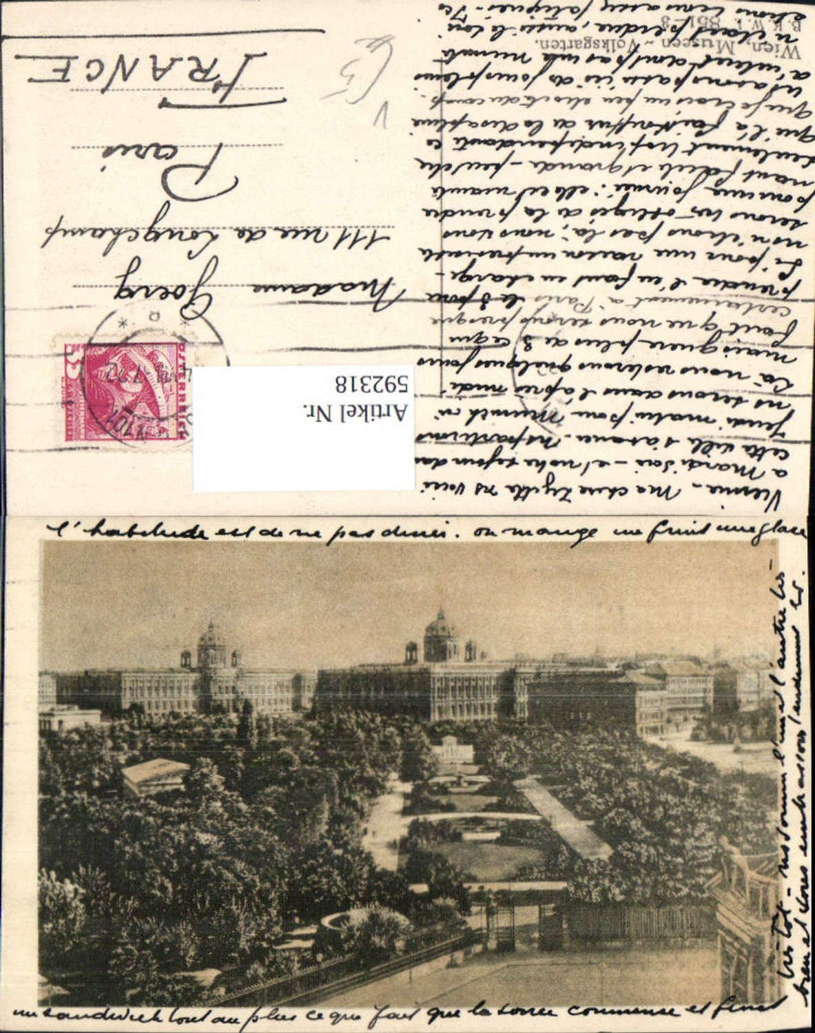 Alte Ansichtskarte – Old Postcard