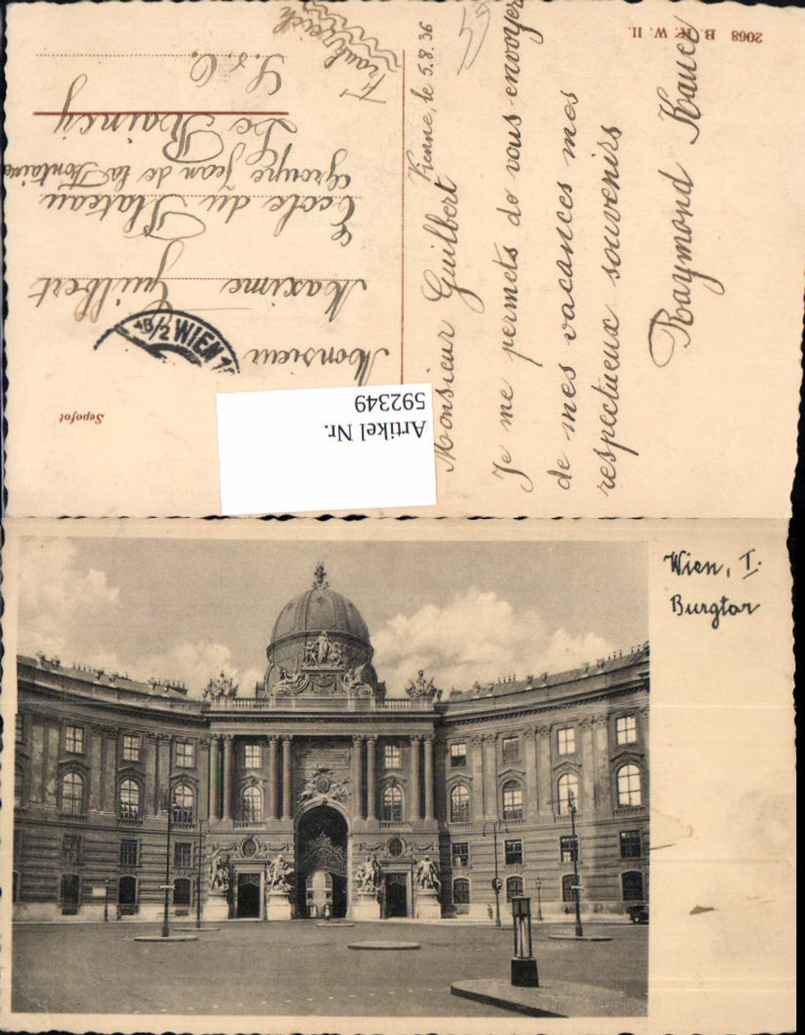 Alte Ansichtskarte – Old Postcard