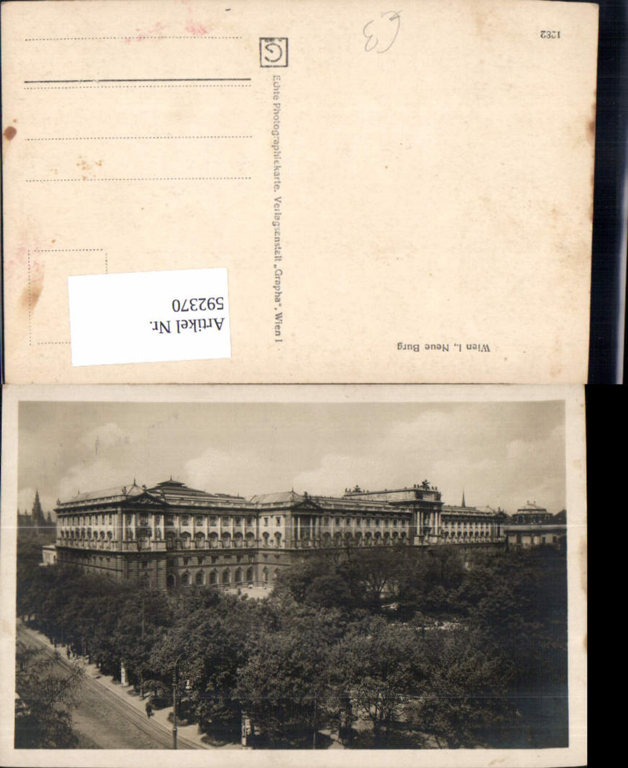 Alte Ansichtskarte – Old Postcard