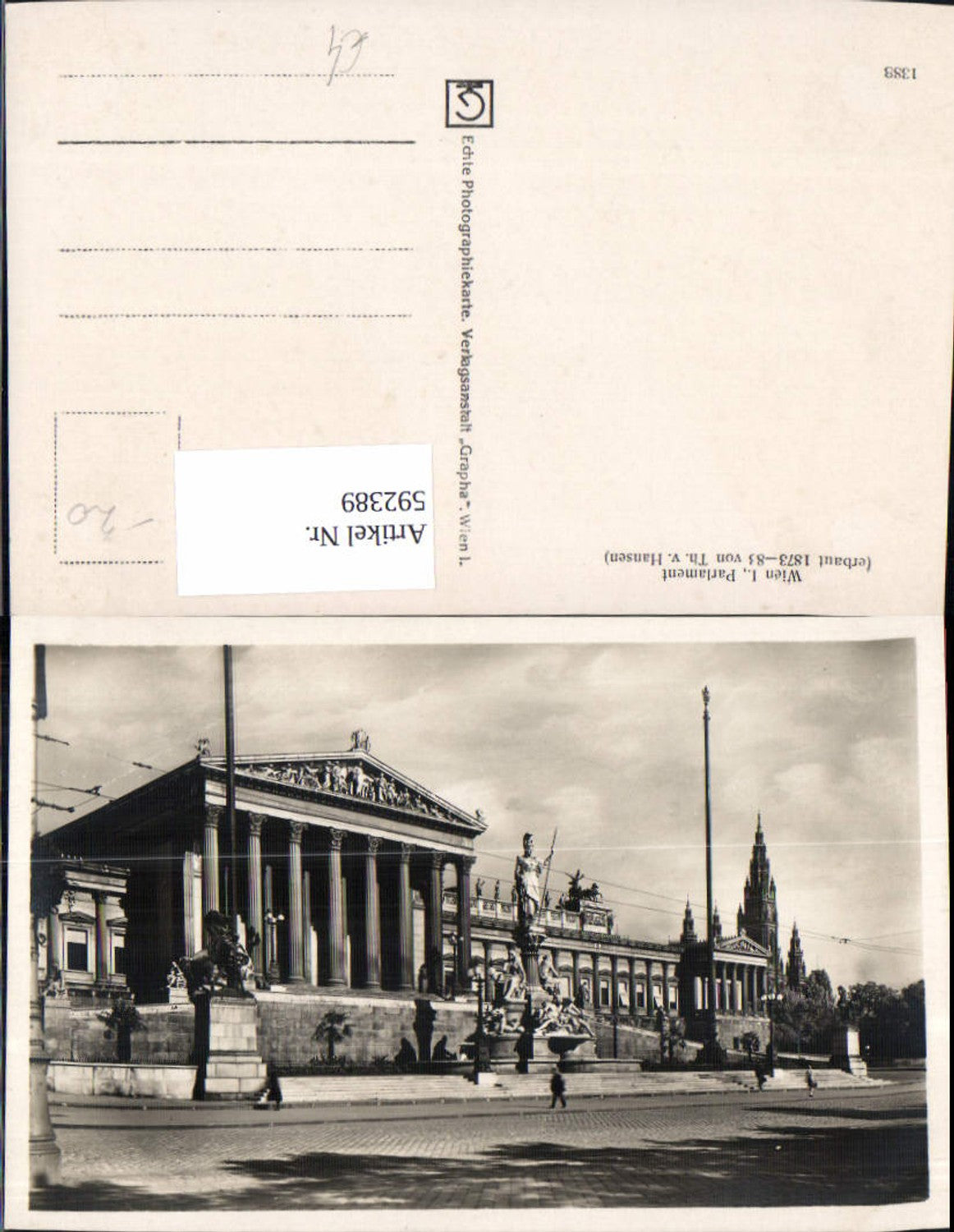 Alte Ansichtskarte – Old Postcard