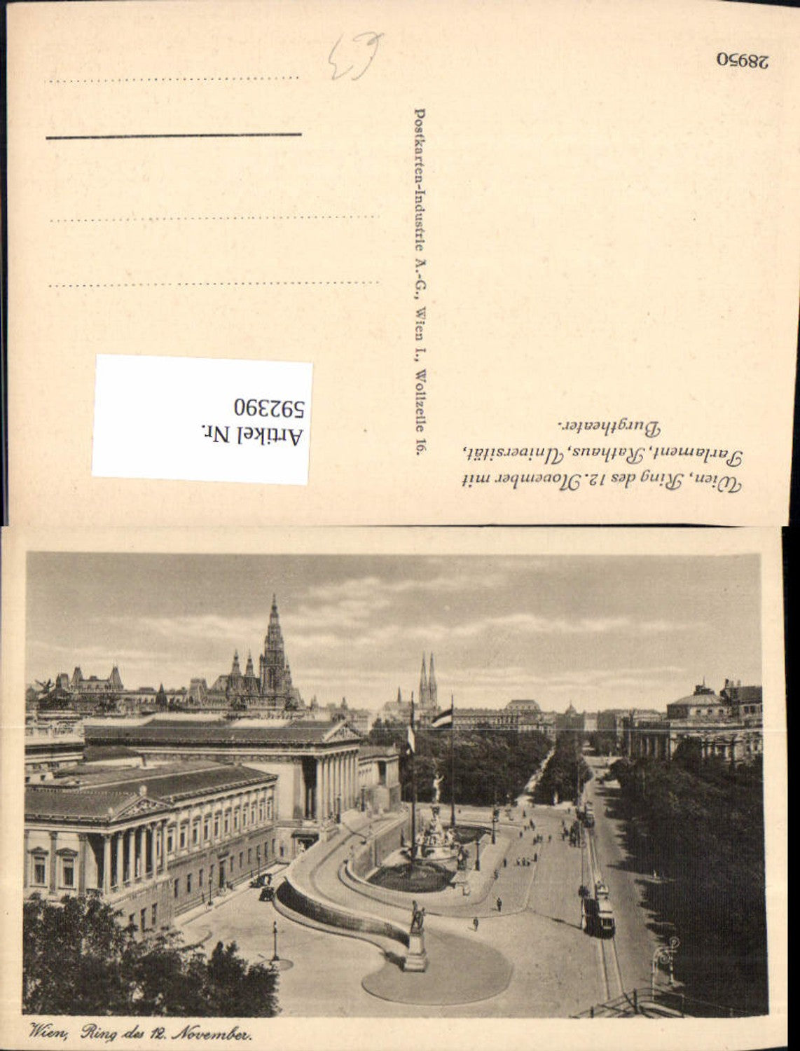 Alte Ansichtskarte – Old Postcard