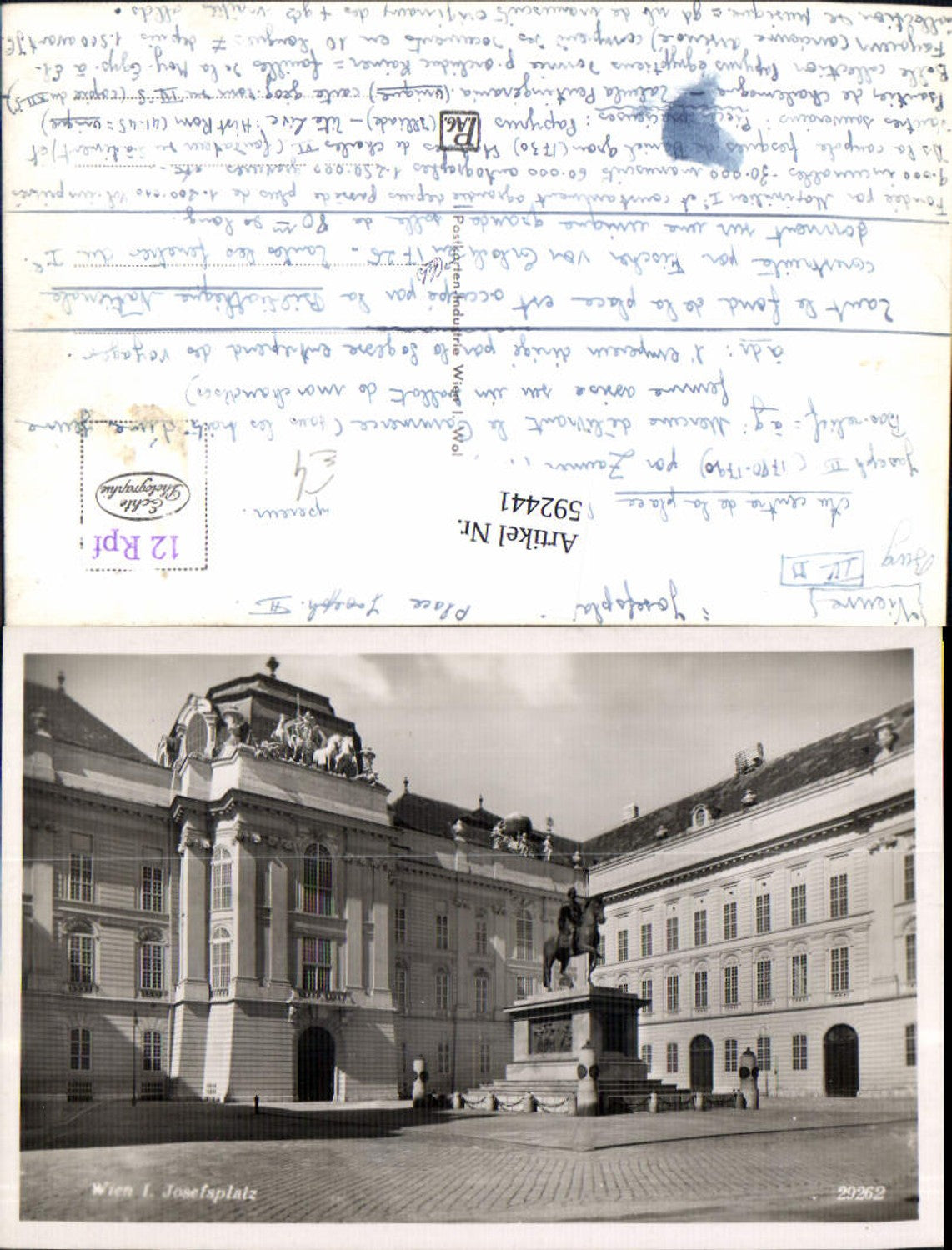 Alte Ansichtskarte – Old Postcard