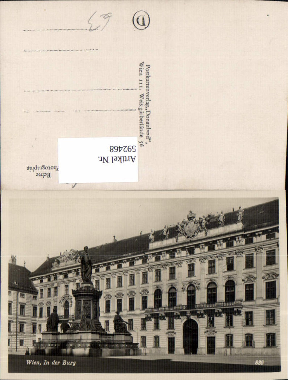 Alte Ansichtskarte – Old Postcard