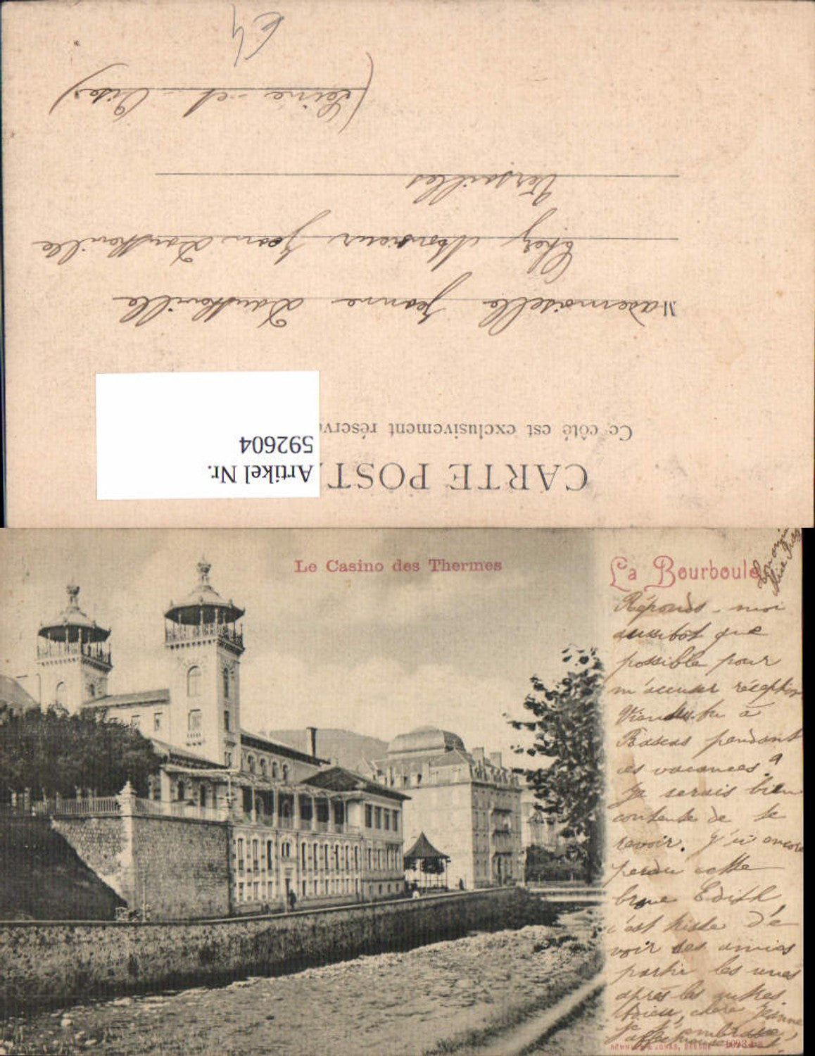 Alte Ansichtskarte – Old Postcard