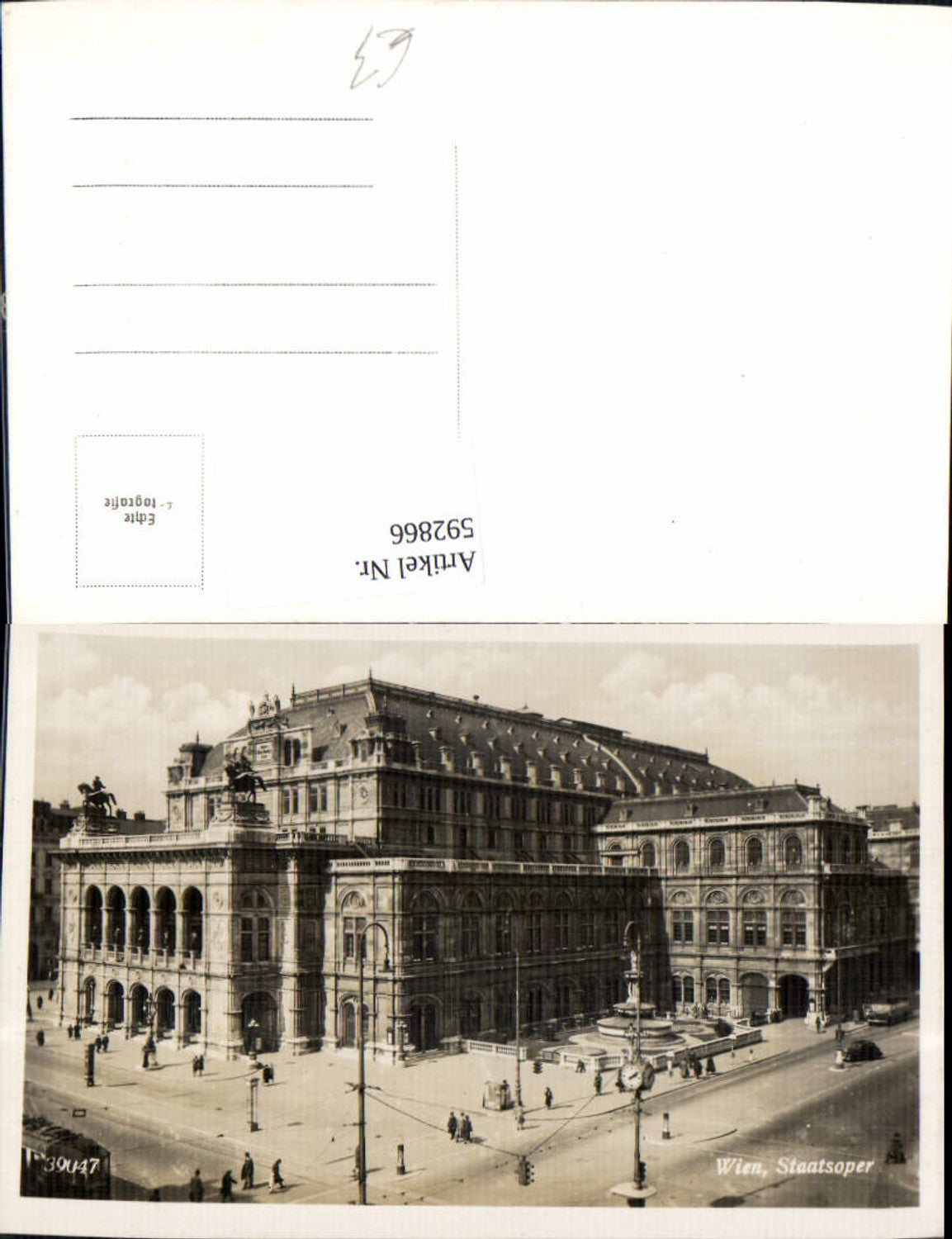 Alte Ansichtskarte – Old Postcard