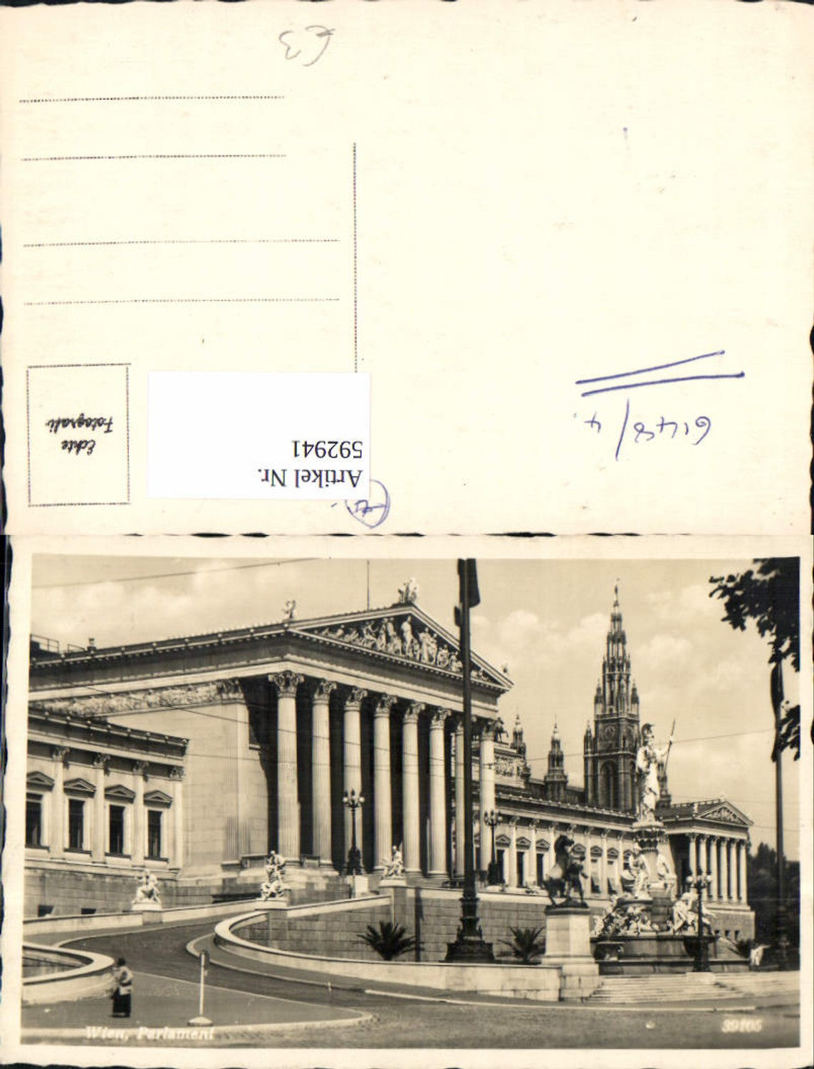 Alte Ansichtskarte – Old Postcard