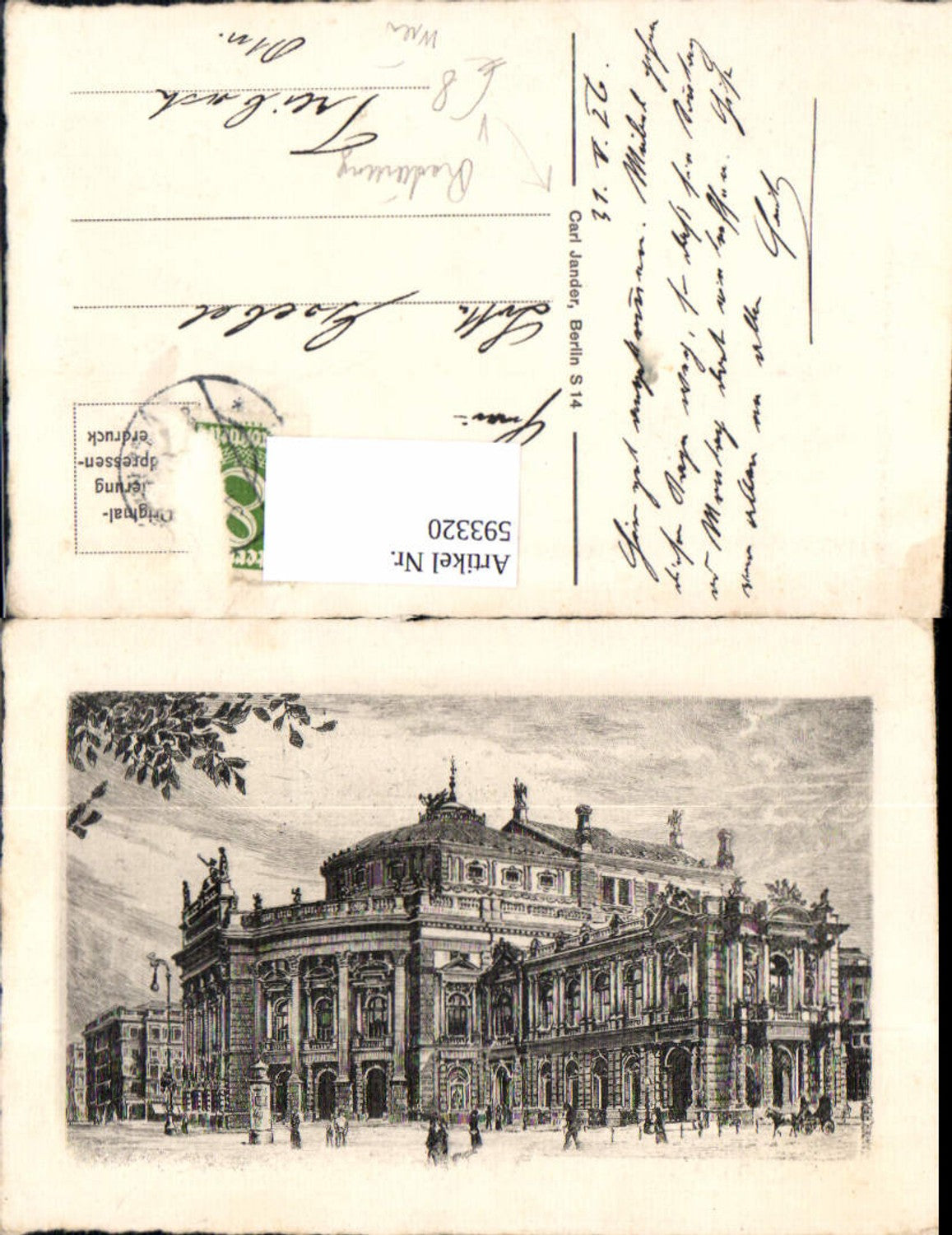 Alte Ansichtskarte – Old Postcard