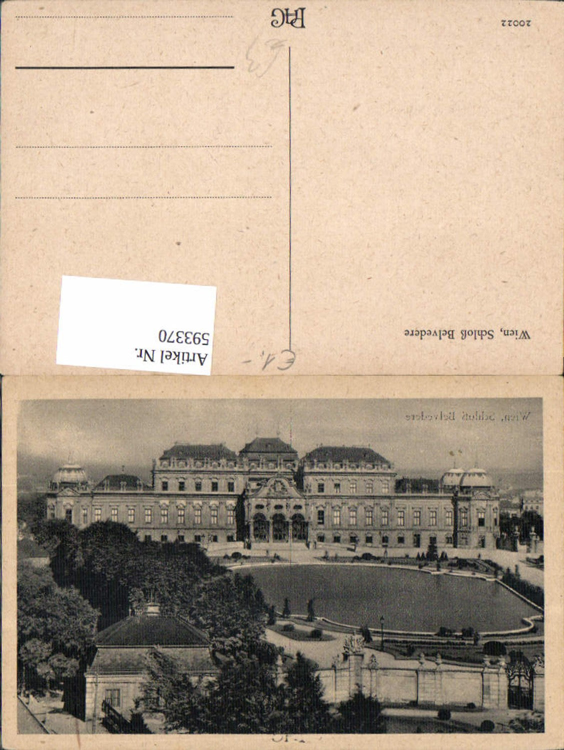 Alte Ansichtskarte – Old Postcard