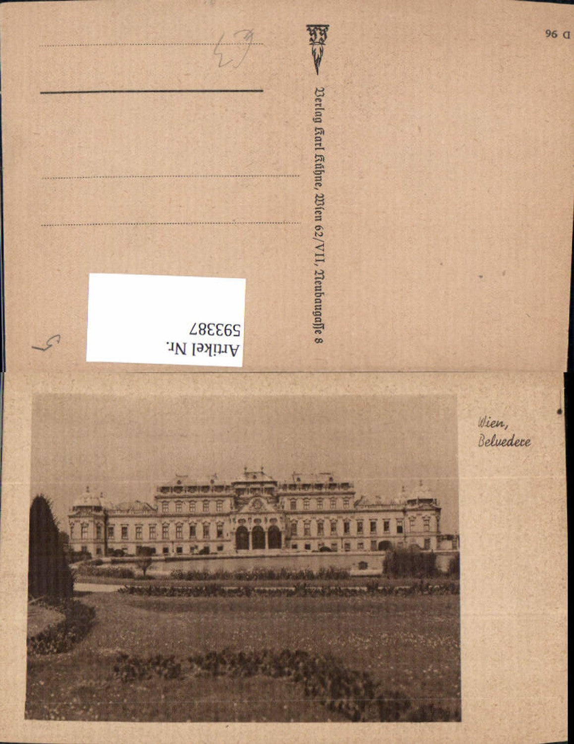 Alte Ansichtskarte – Old Postcard