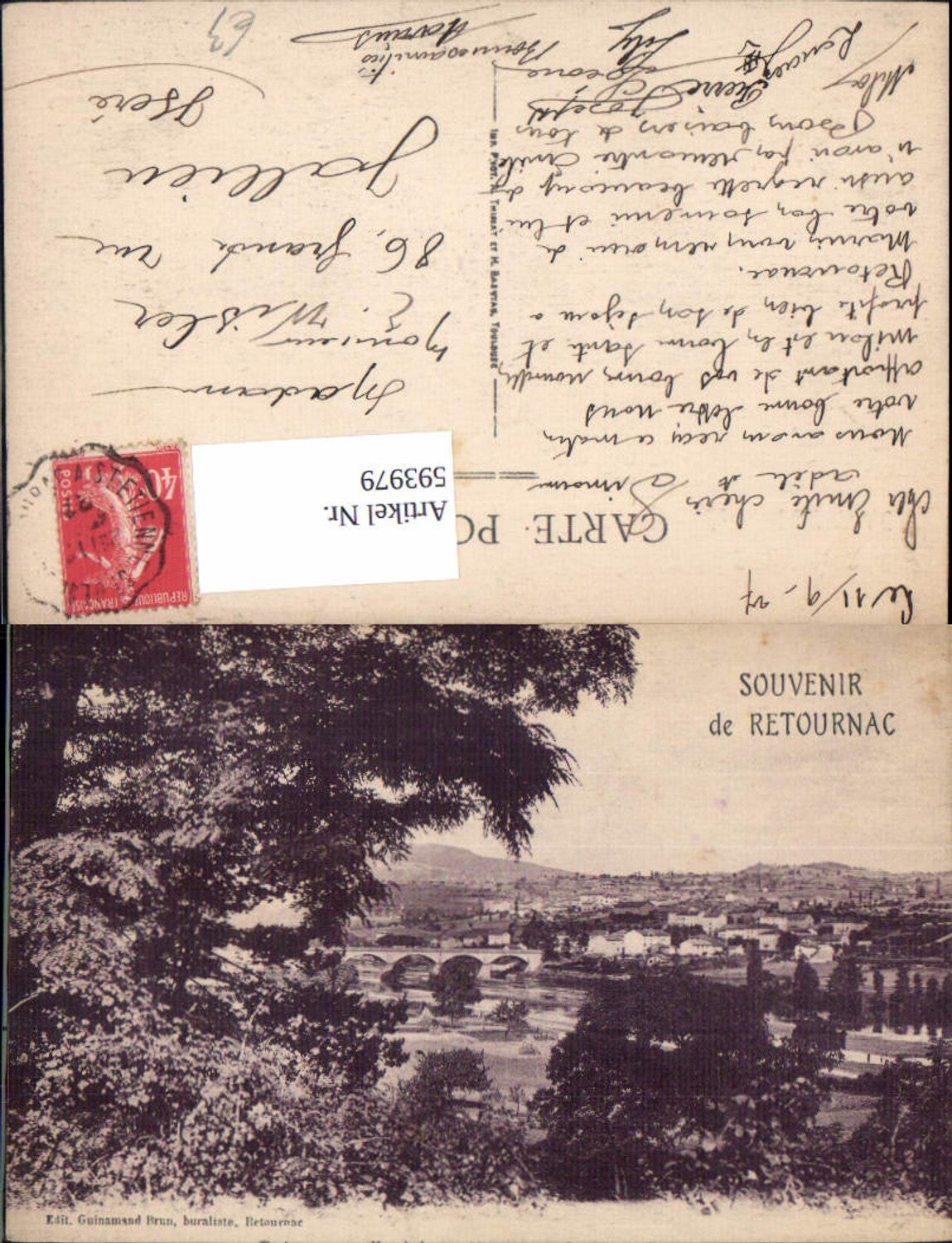 Alte Ansichtskarte – Old Postcard