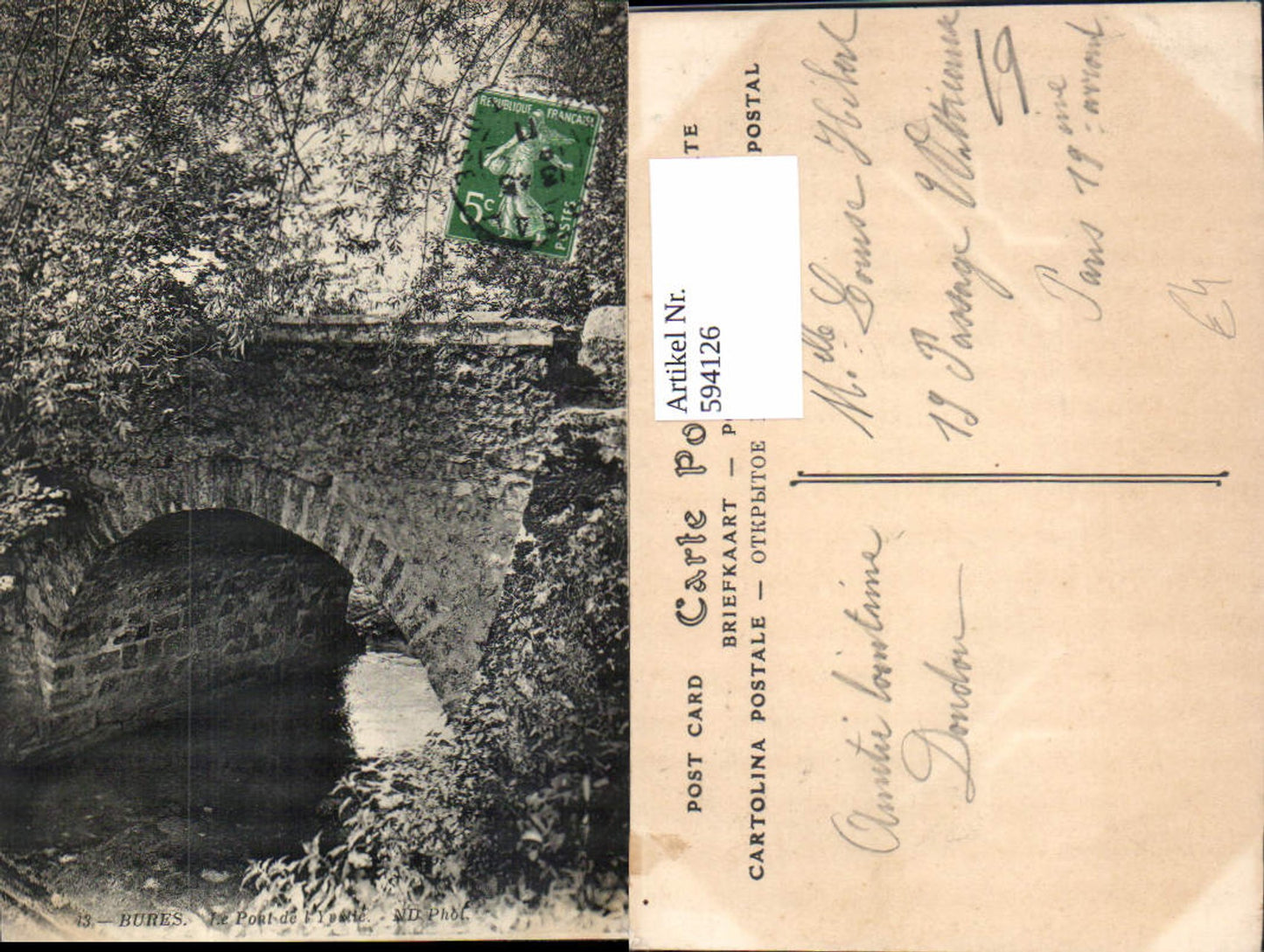 Alte Ansichtskarte – Old Postcard