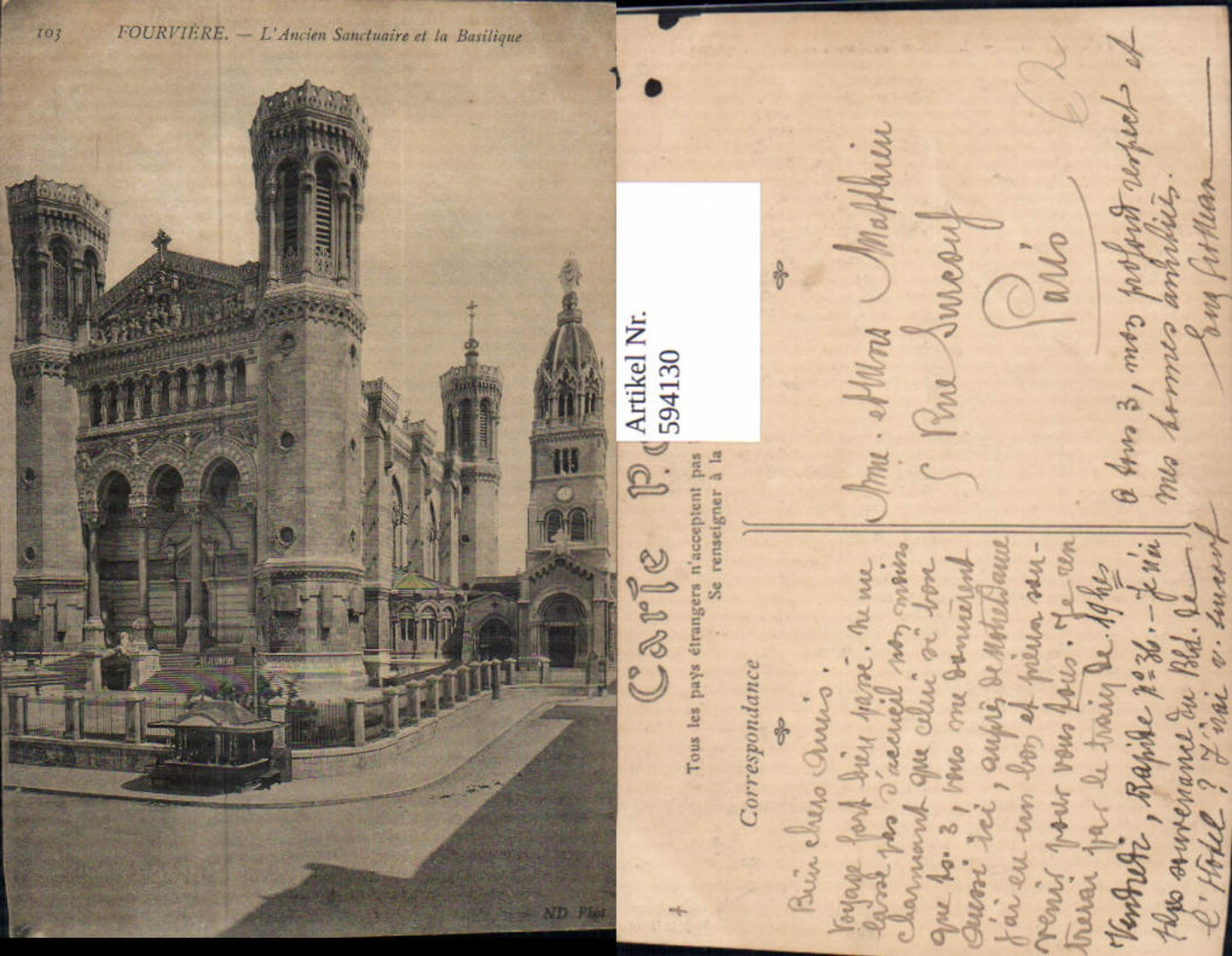 Alte Ansichtskarte – Old Postcard