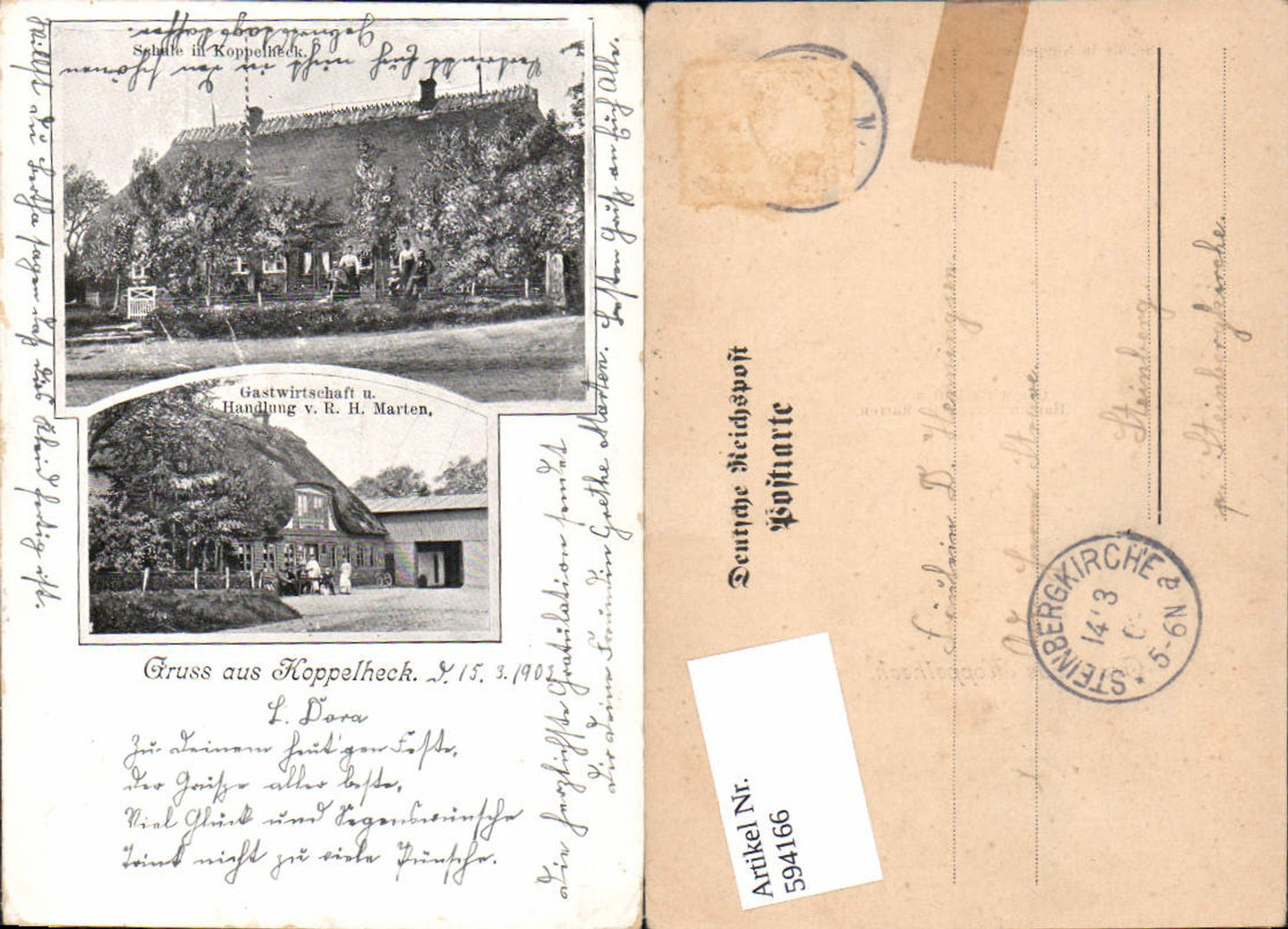 Alte Ansichtskarte – Old Postcard