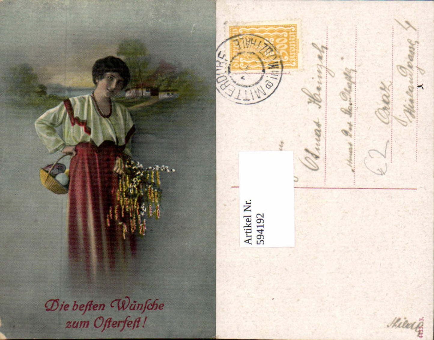 594192, Easter Mrs. Stp. Mitterdorf im Mürzthal