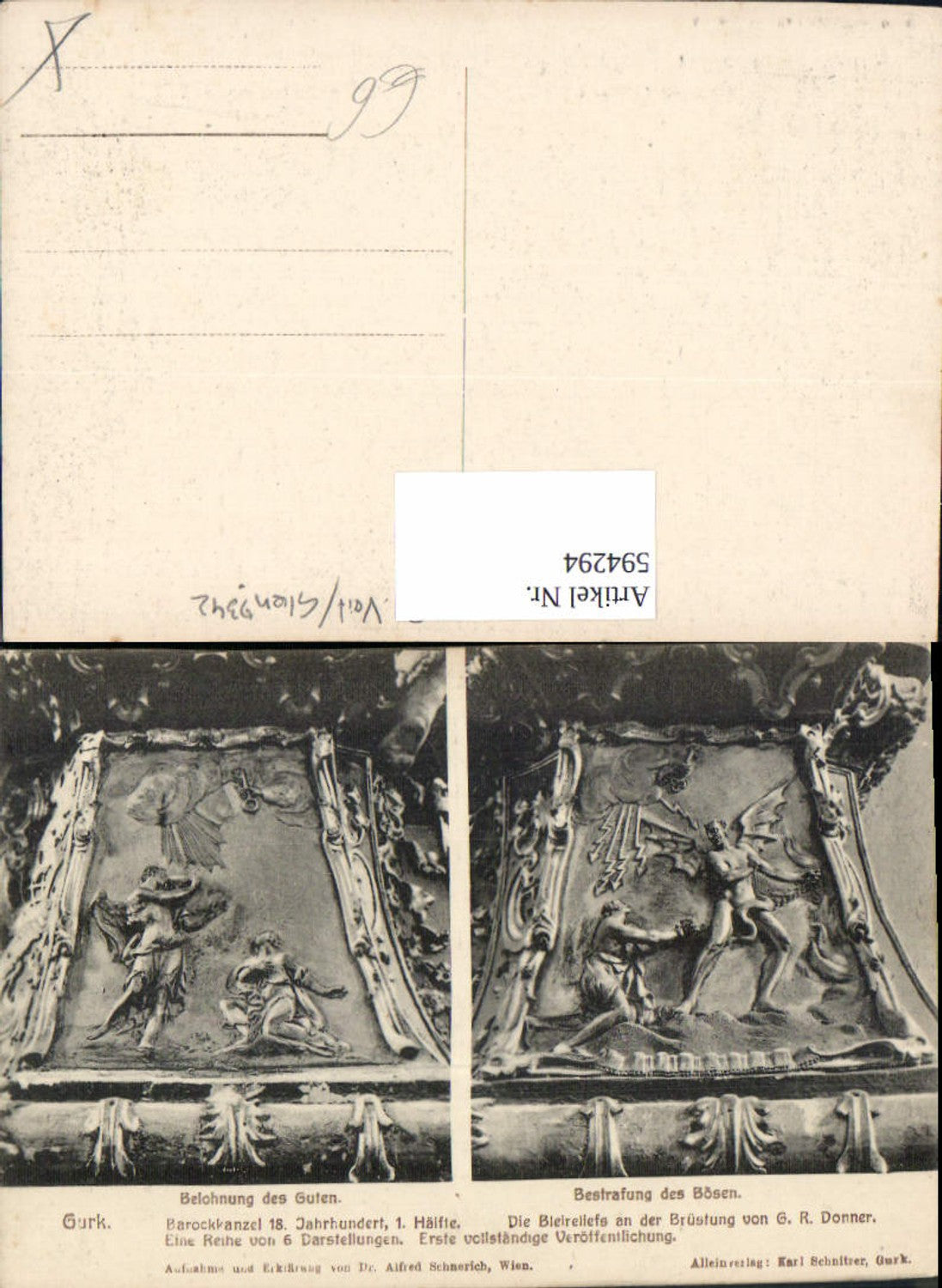 594294,Dom zu Gurk Bleirelief Barockkanzel Detailansicht