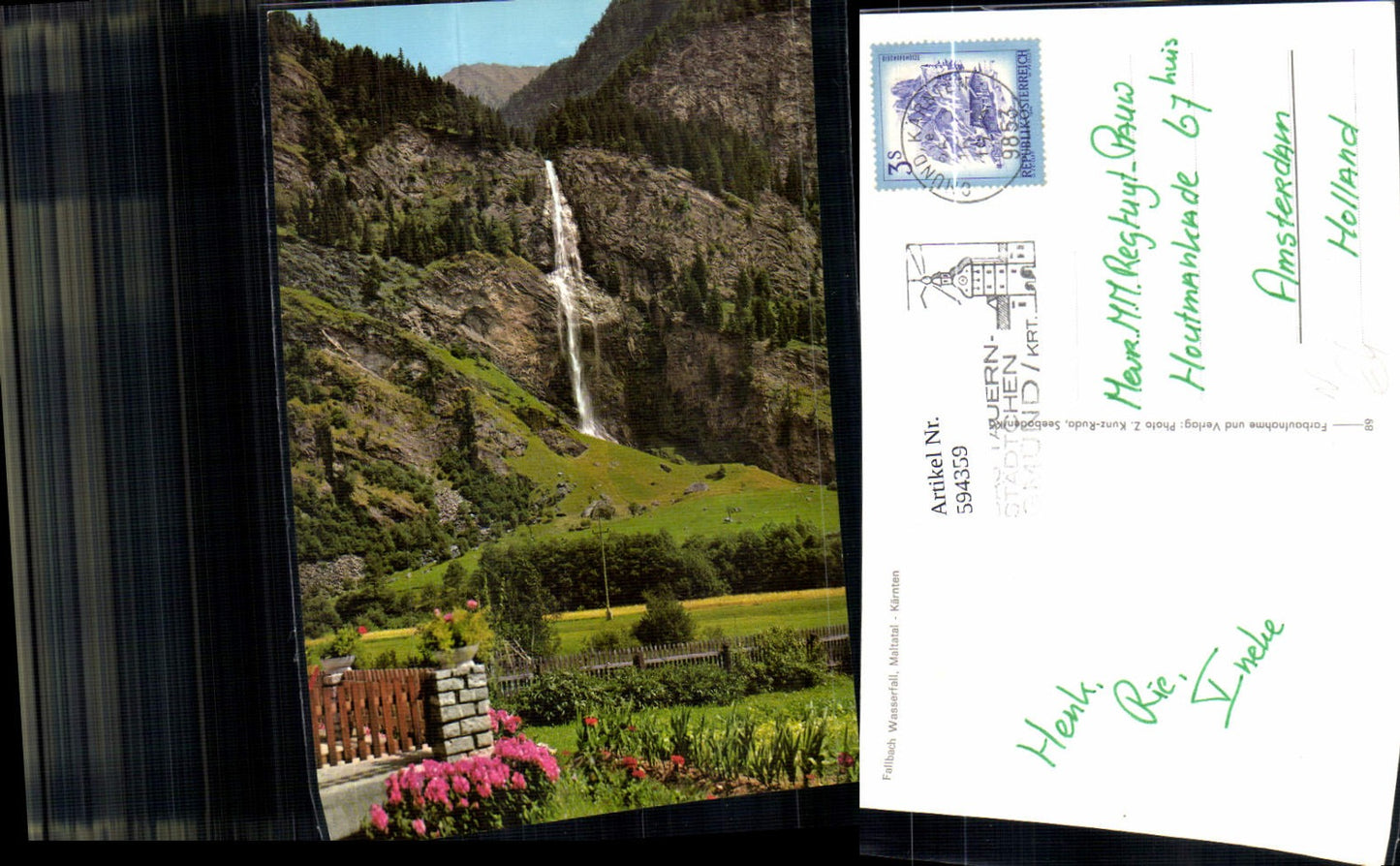 594359,Fallbach Wasserfall Malta Maltatal