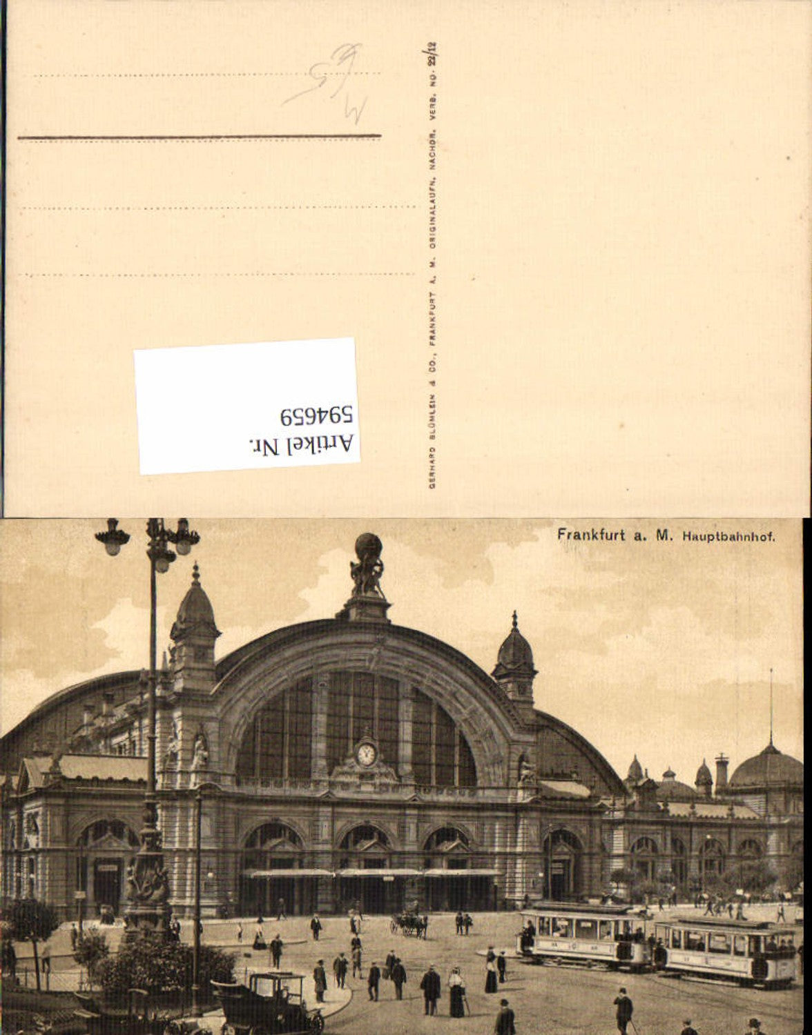 594659,Frankfurt am Main Bahnhof Straßenbahn