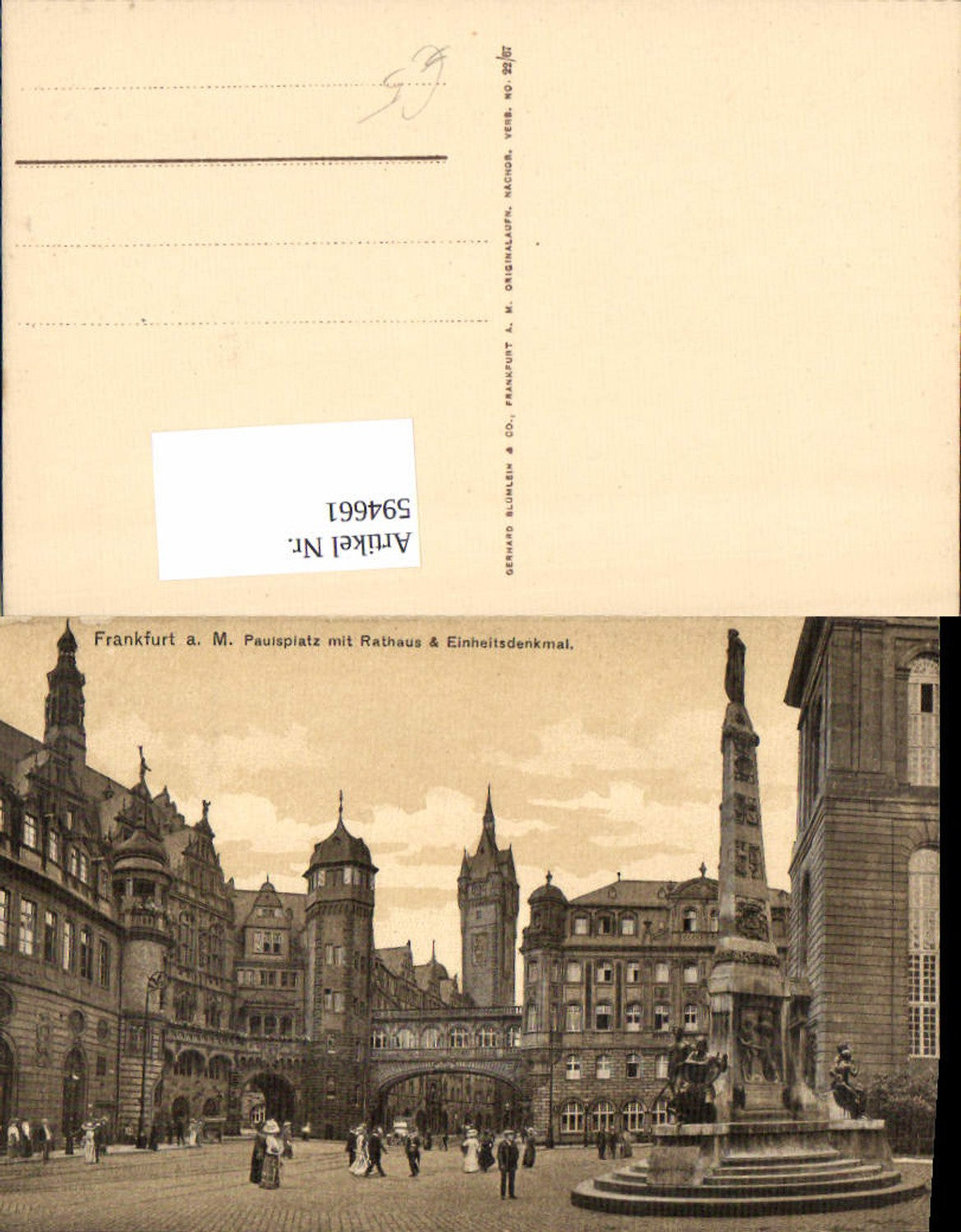 594661,Frankfurt am Main Paulsplatz Rathaus