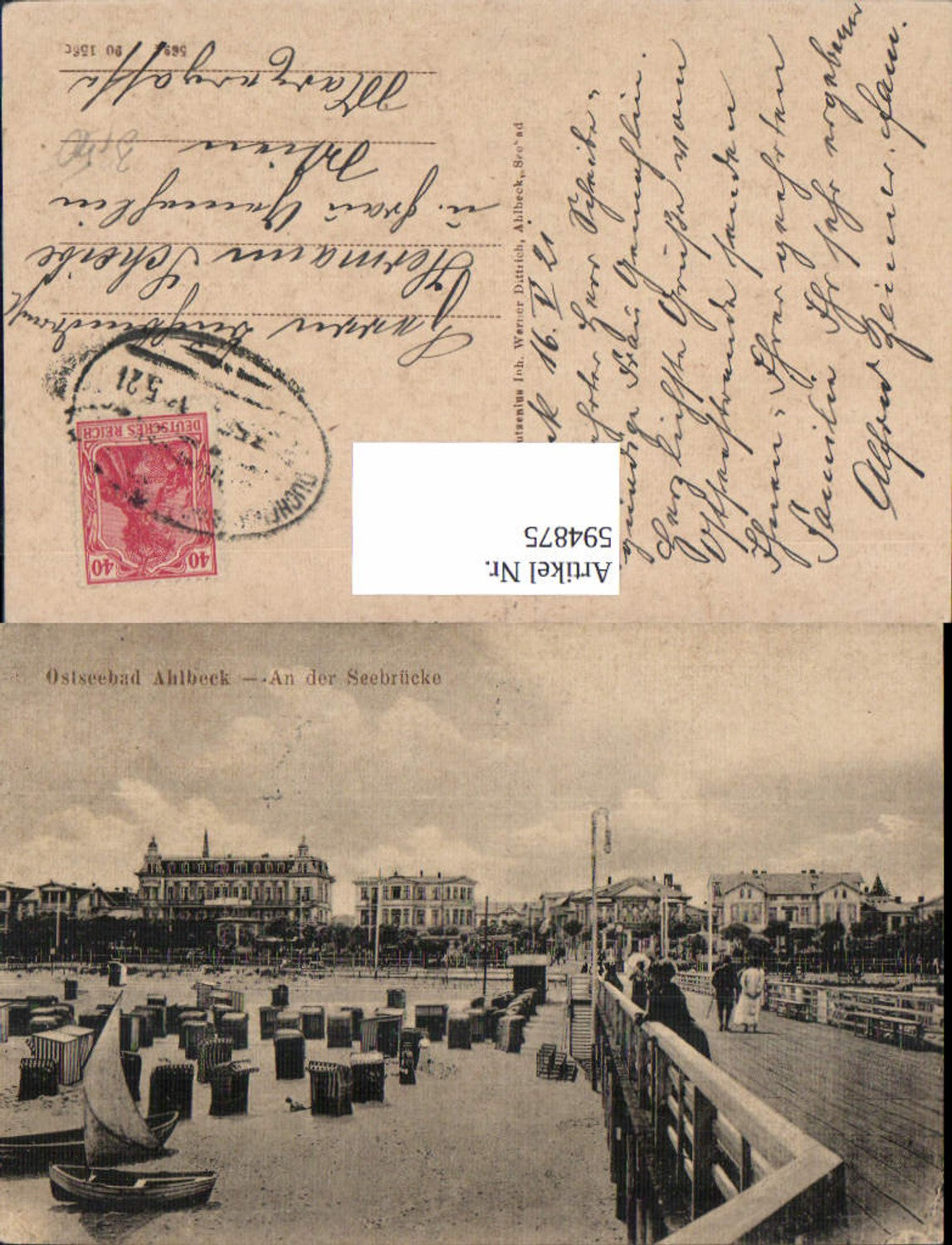 594875,Ostseebad Ahlbeck Heringsdorf An der Seebrücke Strand Strandleben