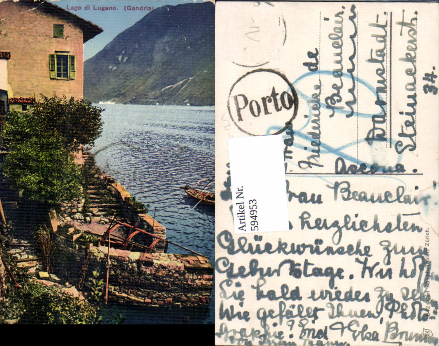 Alte Ansichtskarte – Old Postcard