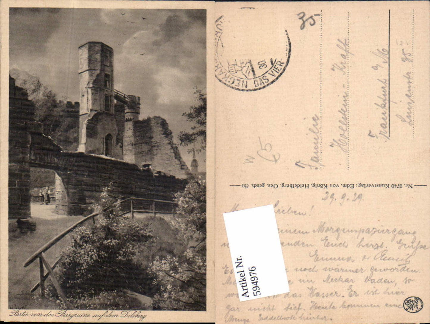 594976, Dilsberg Ruin Neckargemünd Castle
