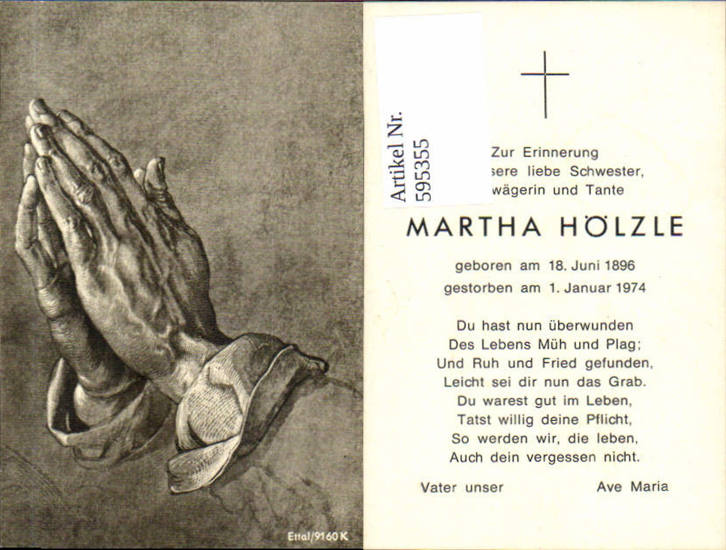 Alte Ansichtskarte – Old Postcard