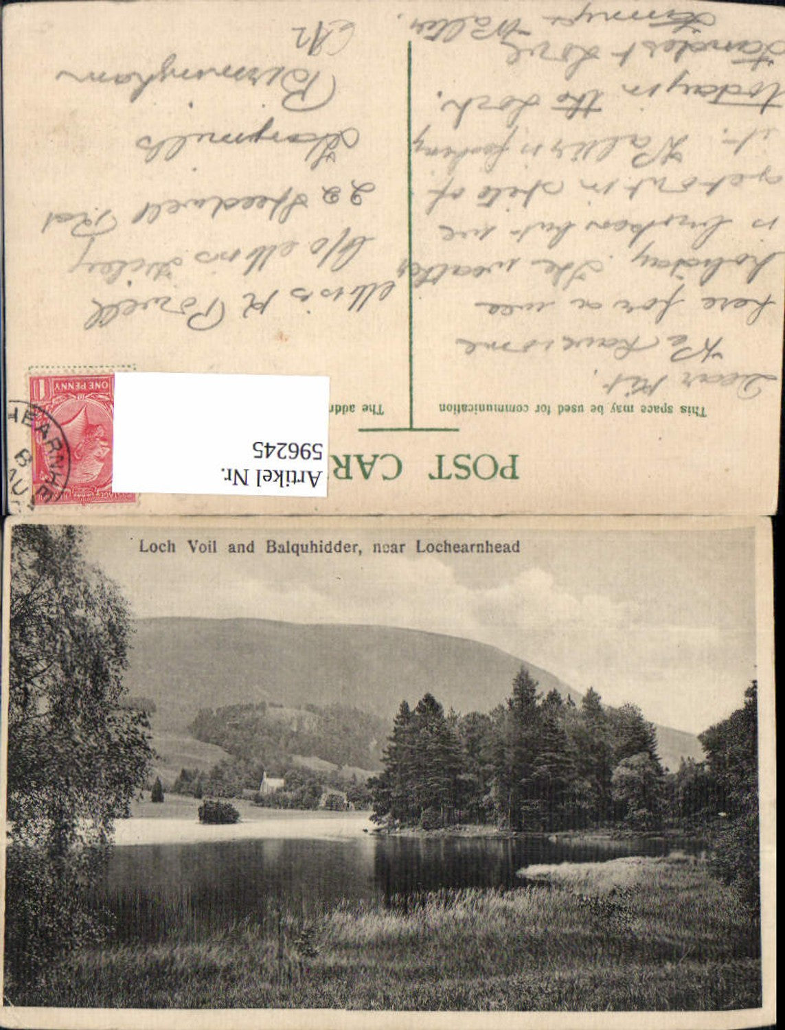 Alte Ansichtskarte – Old Postcard