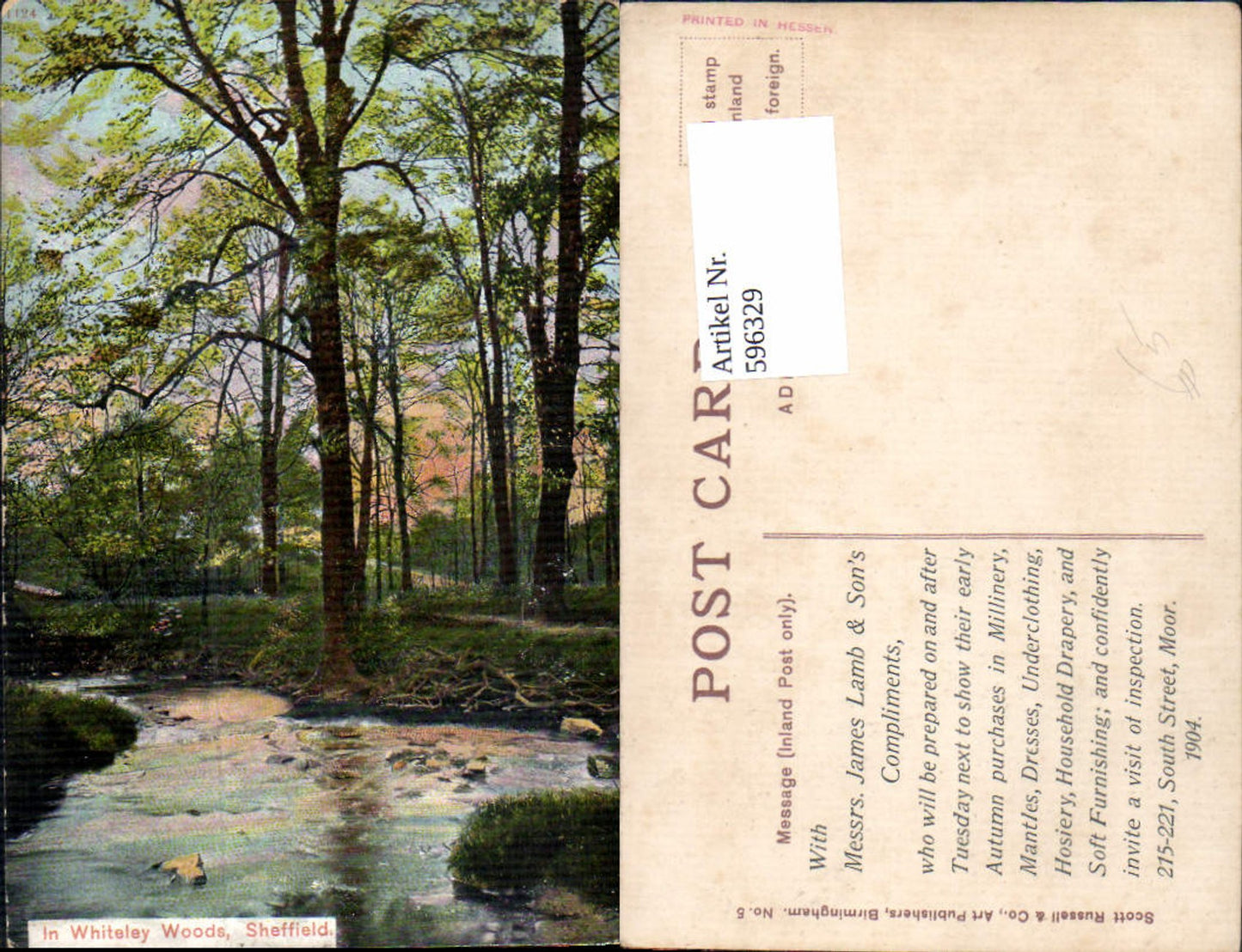 Alte Ansichtskarte – Old Postcard