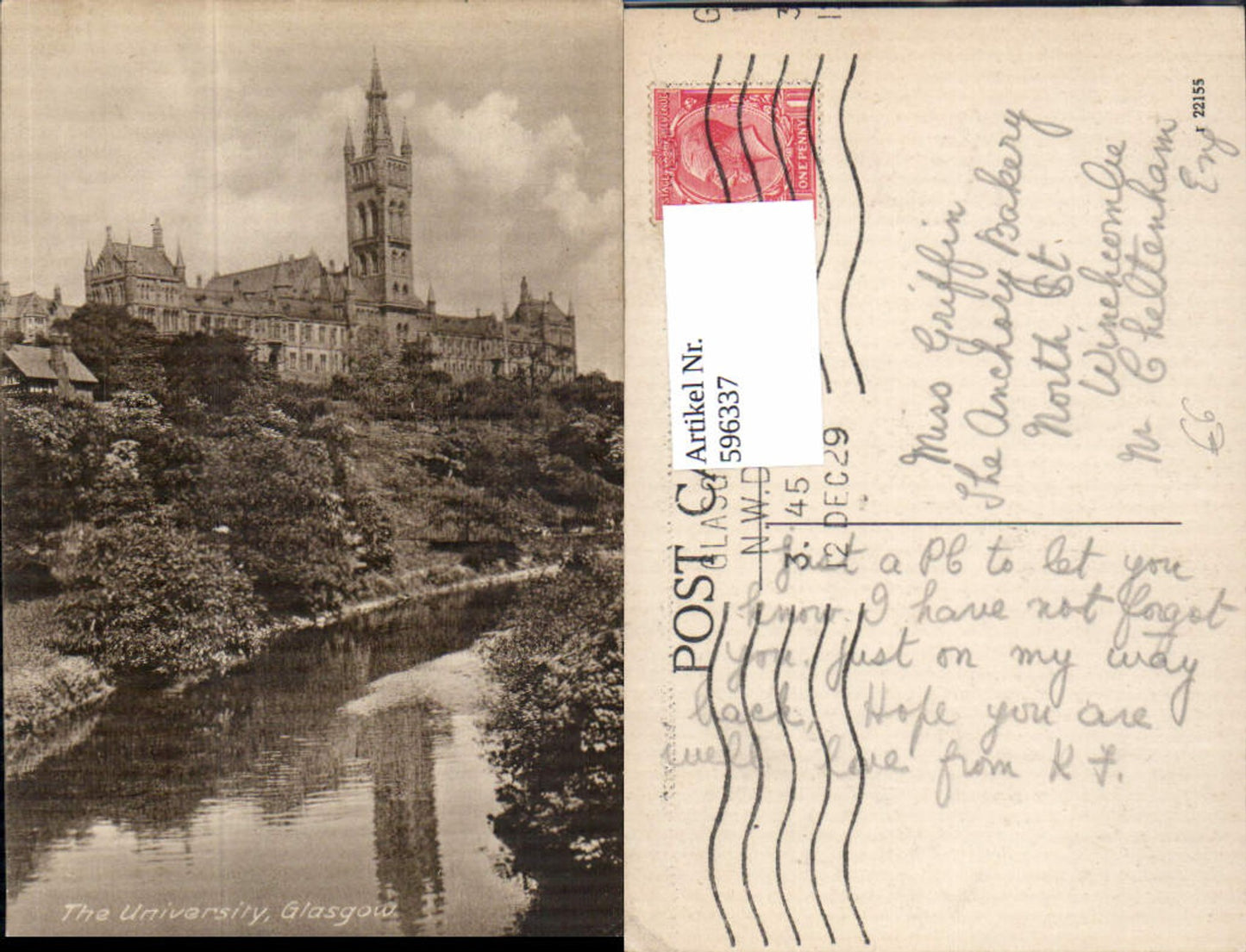 Alte Ansichtskarte – Old Postcard