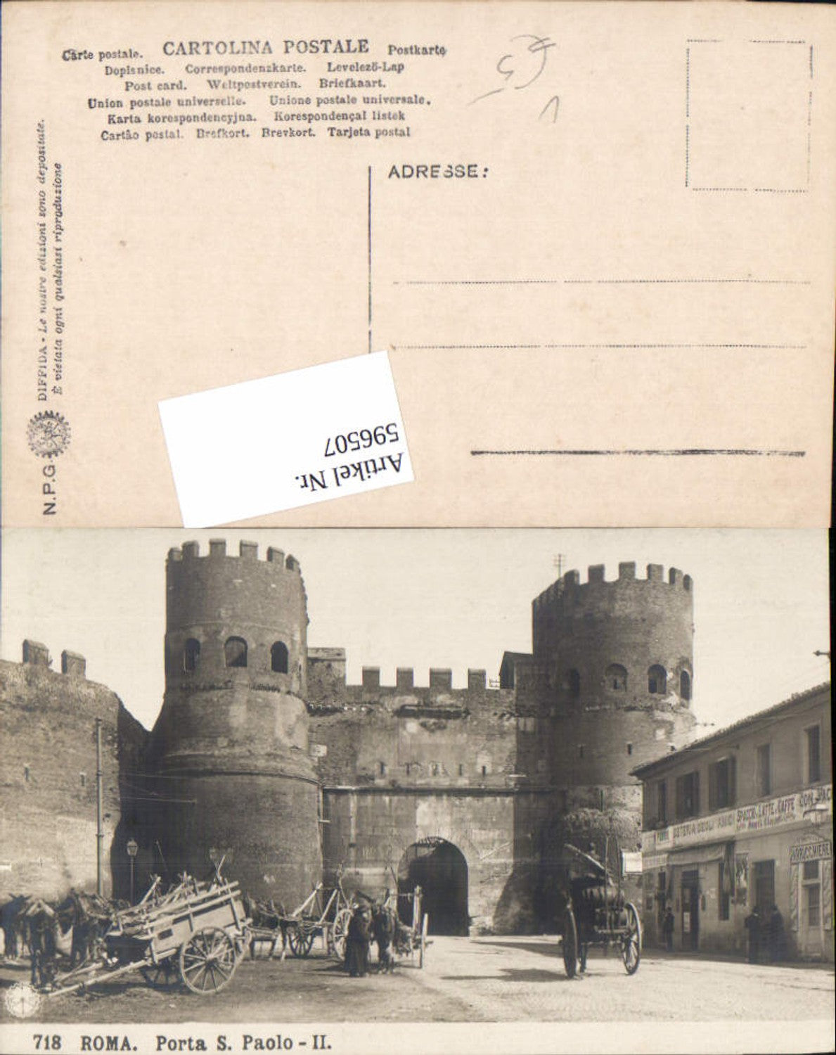Alte Ansichtskarte – Old Postcard