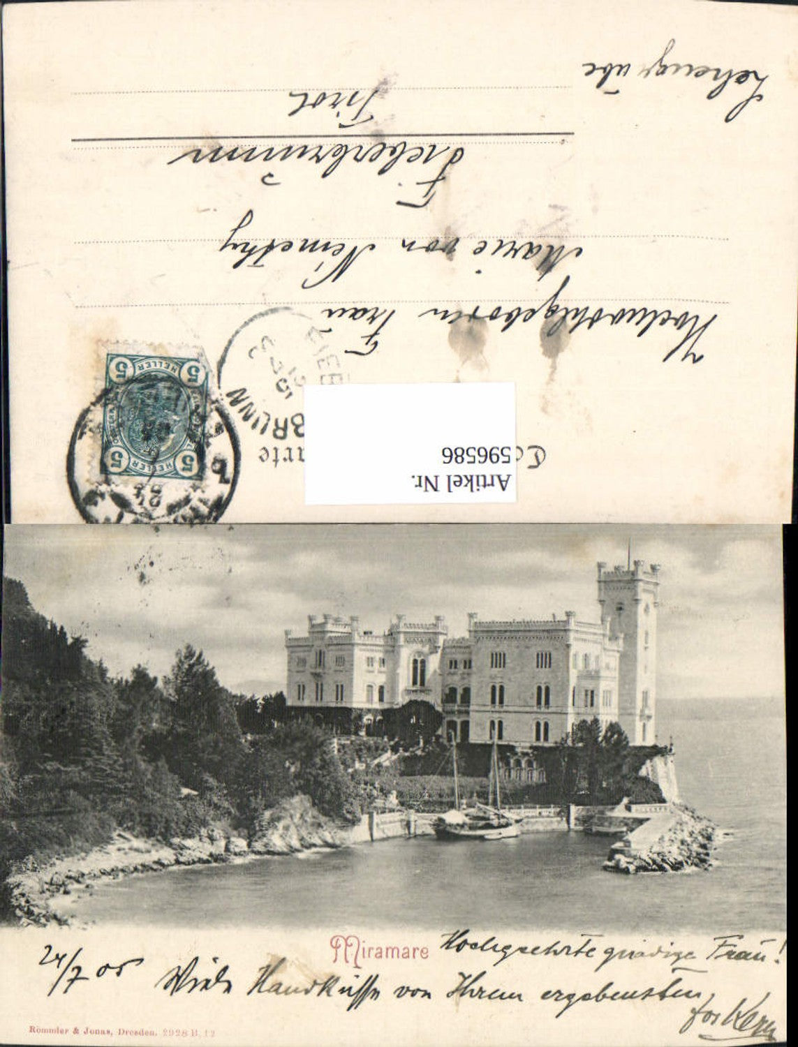 Alte Ansichtskarte – Old Postcard