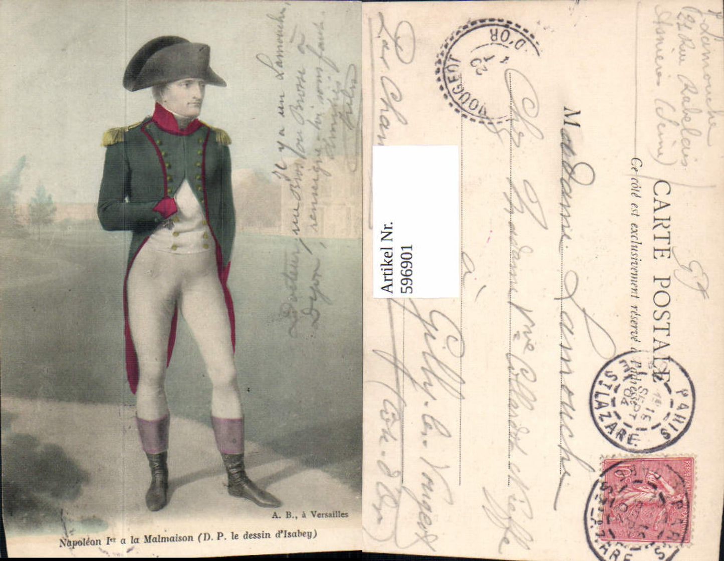 596901,Napoleon I Uniform Hut Adel France Monarchie