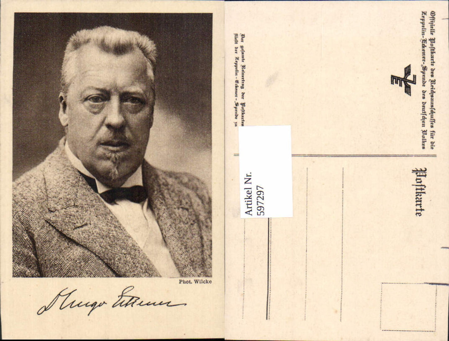 597297,Hugo Eckener Kunst Wissenschaft