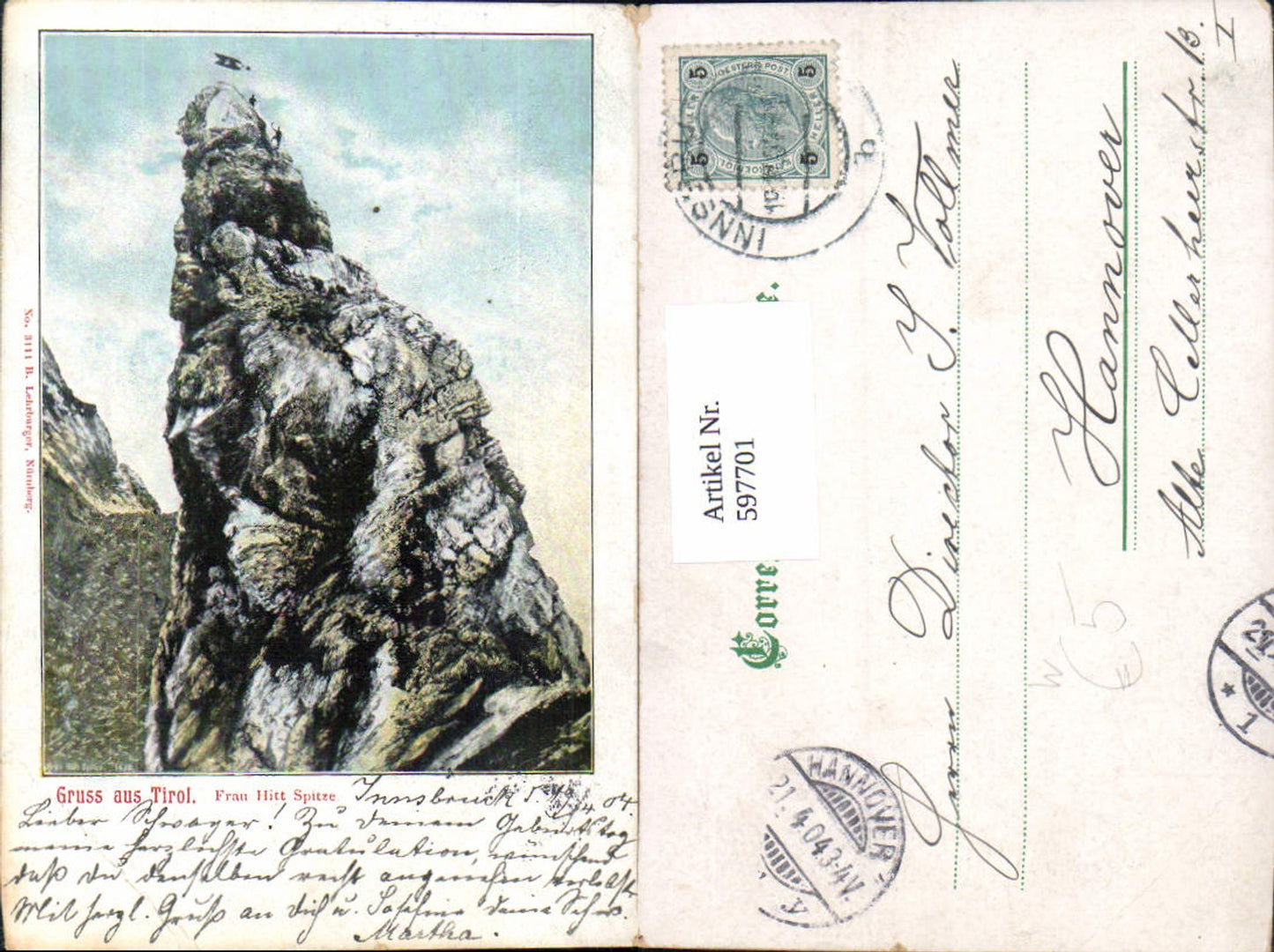 Alte Ansichtskarte – Old Postcard