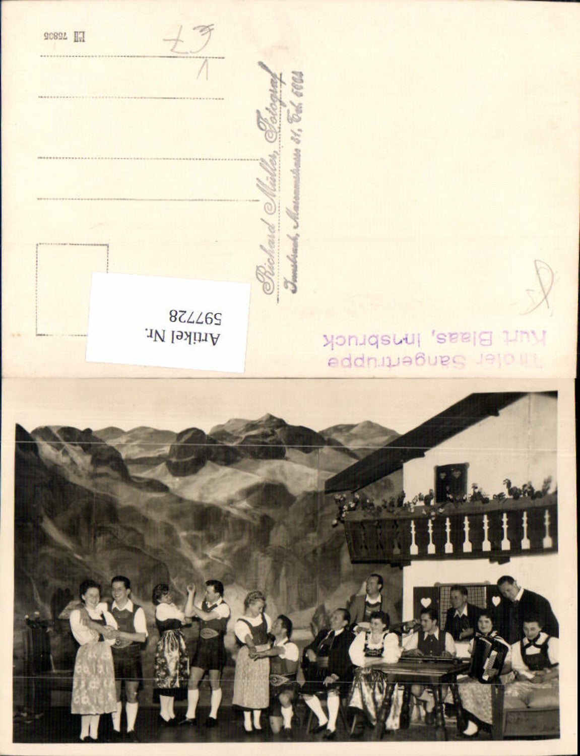 Alte Ansichtskarte – Old Postcard