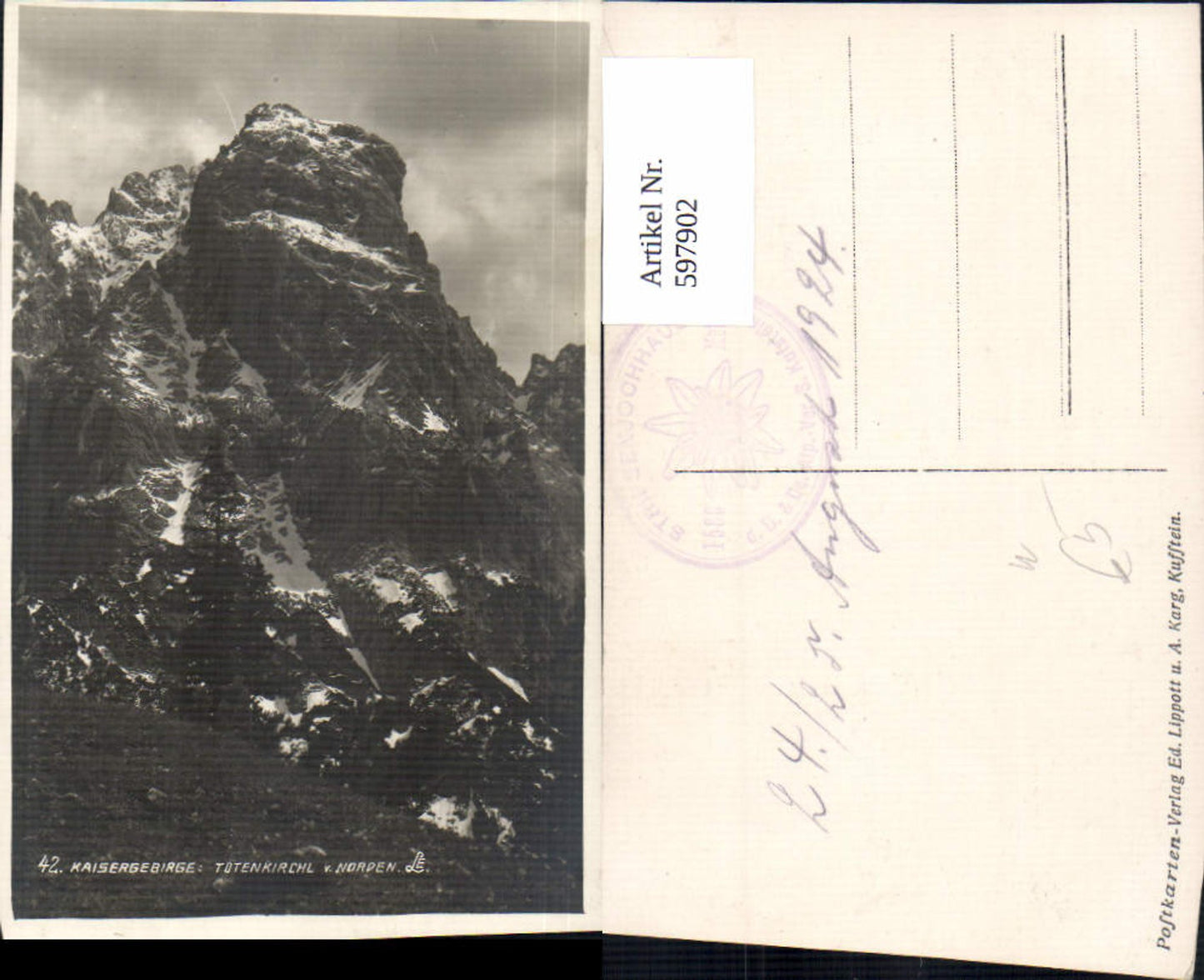 Alte Ansichtskarte – Old Postcard