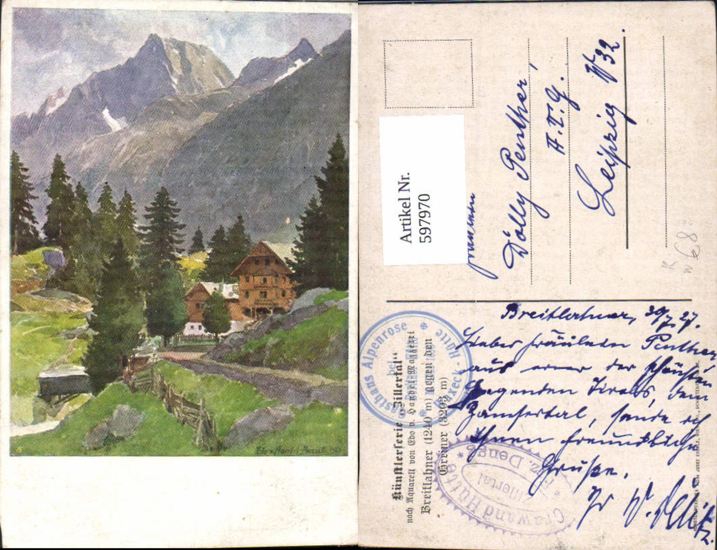 Alte Ansichtskarte – Old Postcard