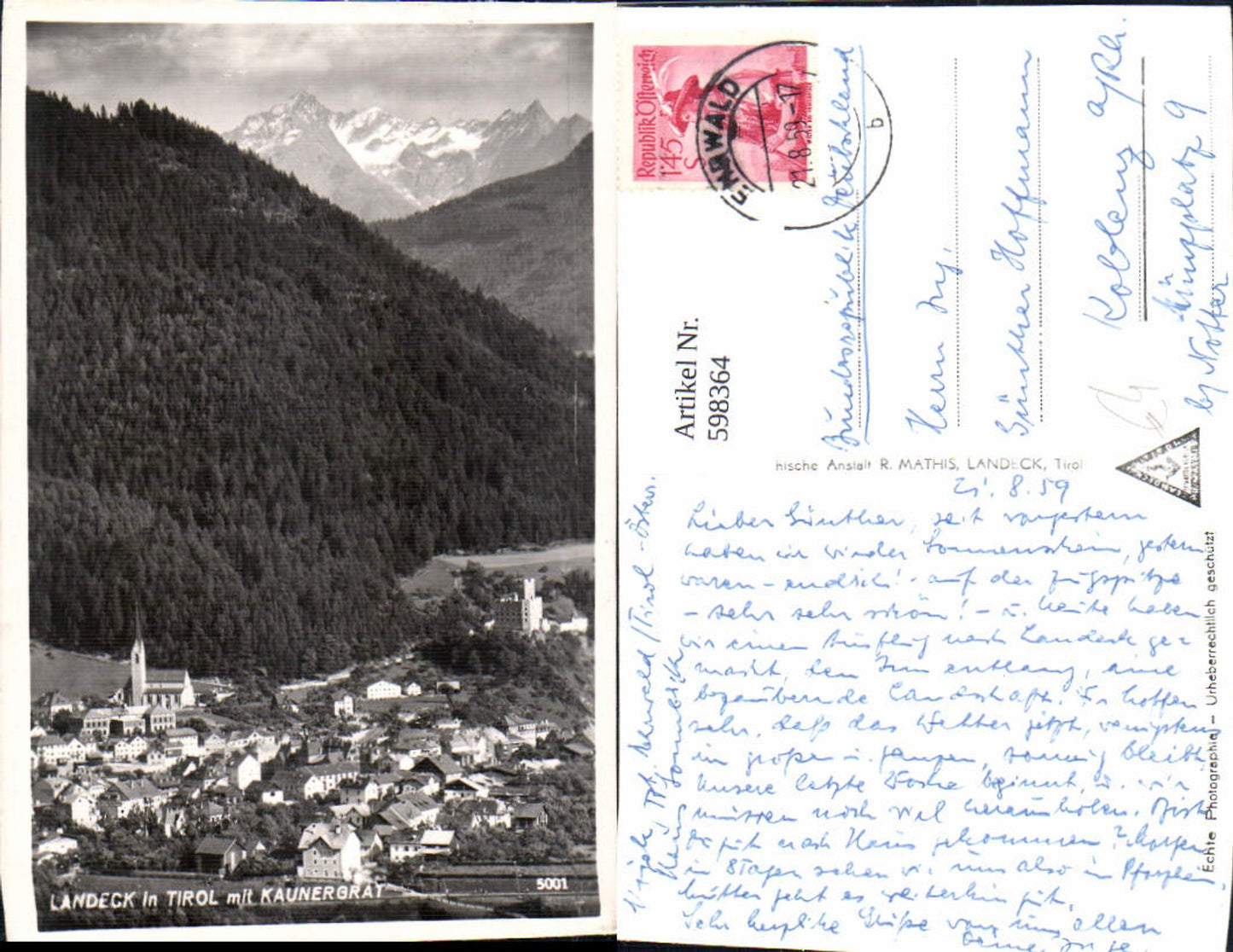 Alte Ansichtskarte – Old Postcard
