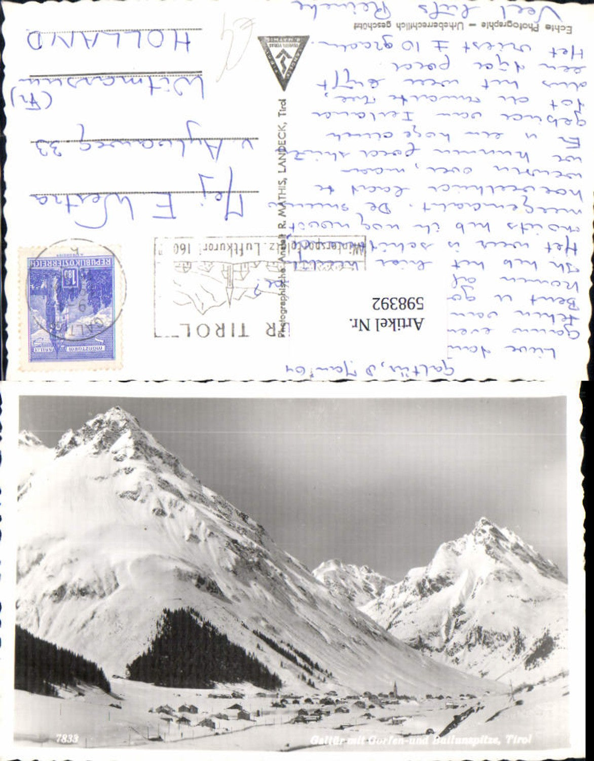Alte Ansichtskarte – Old Postcard