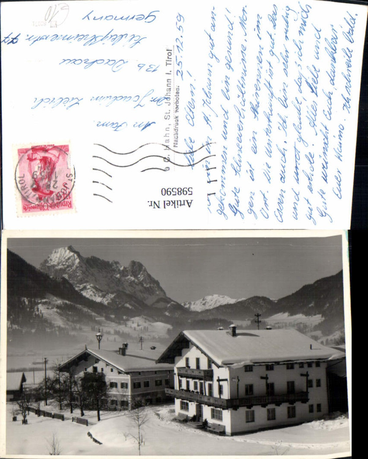 Alte Ansichtskarte – Old Postcard