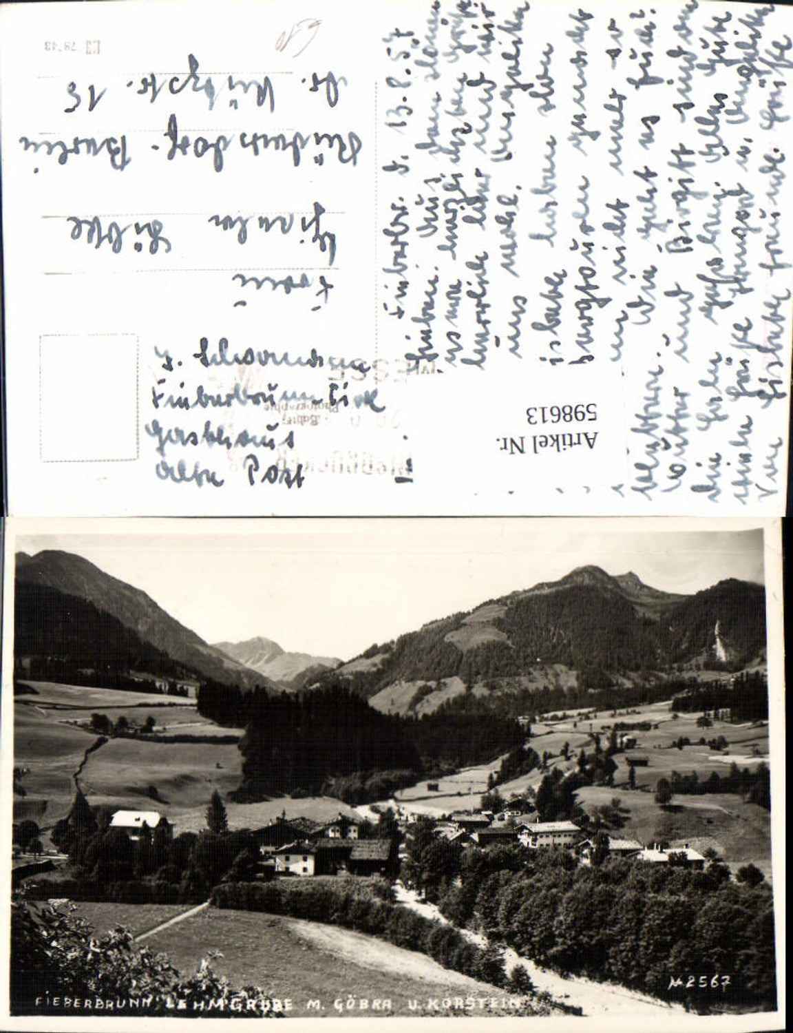Alte Ansichtskarte – Old Postcard