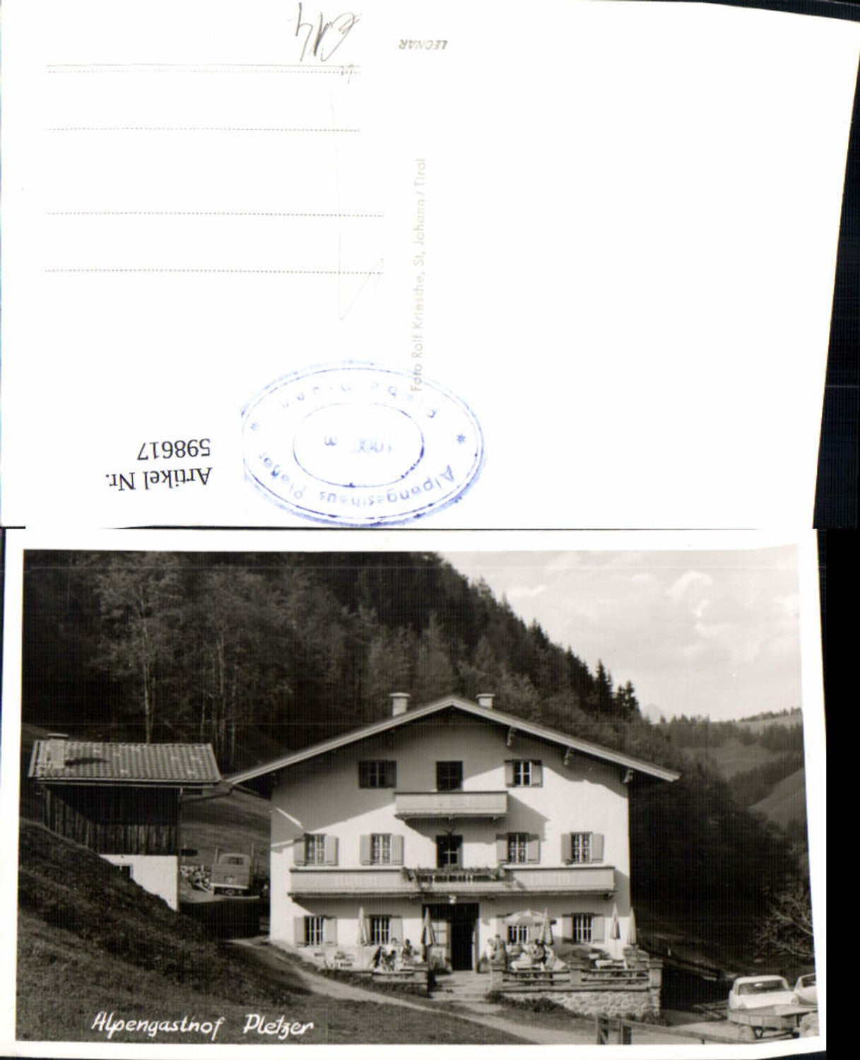 Alte Ansichtskarte – Old Postcard